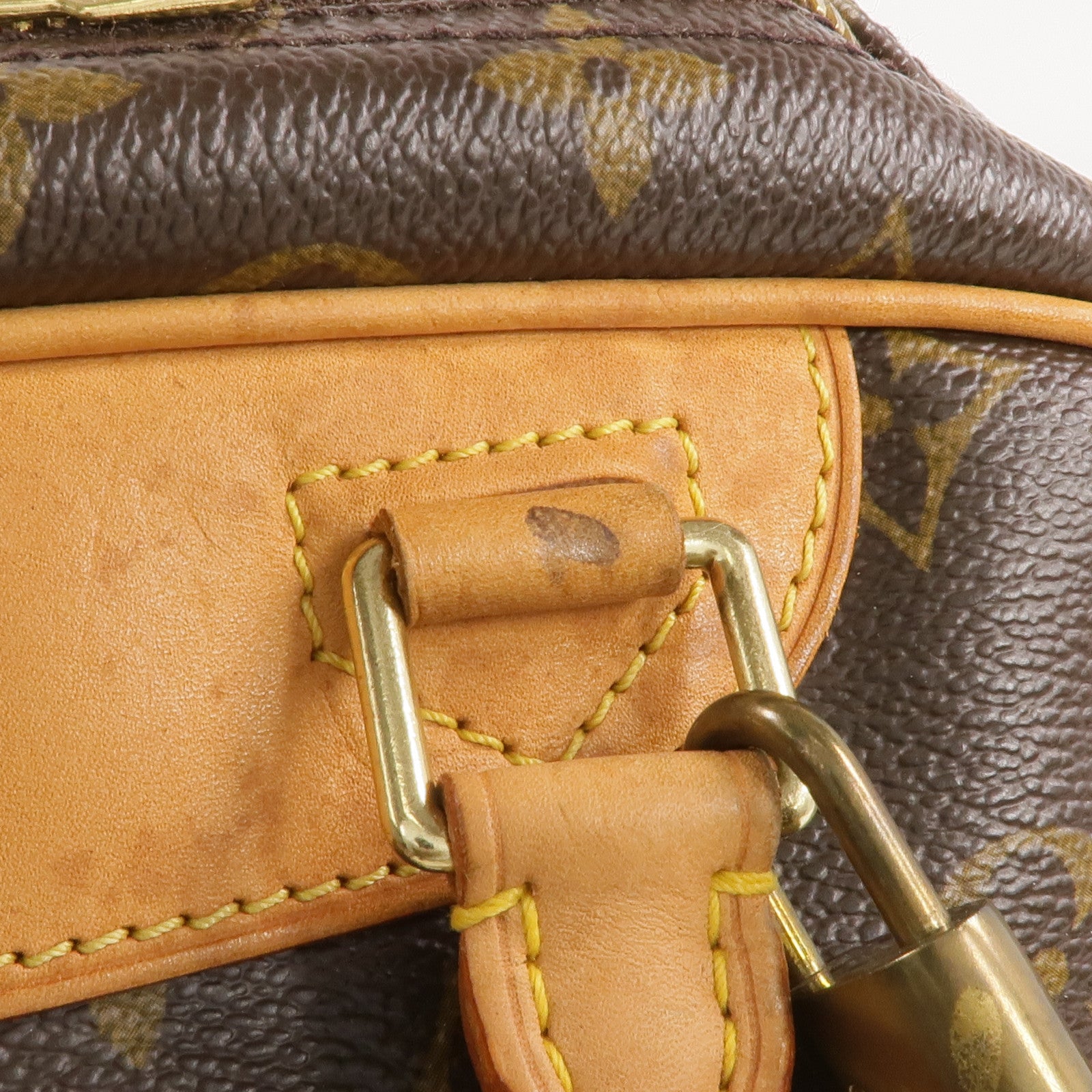 LOUIS VUITTON Monogram Trouville金扣手挽袋