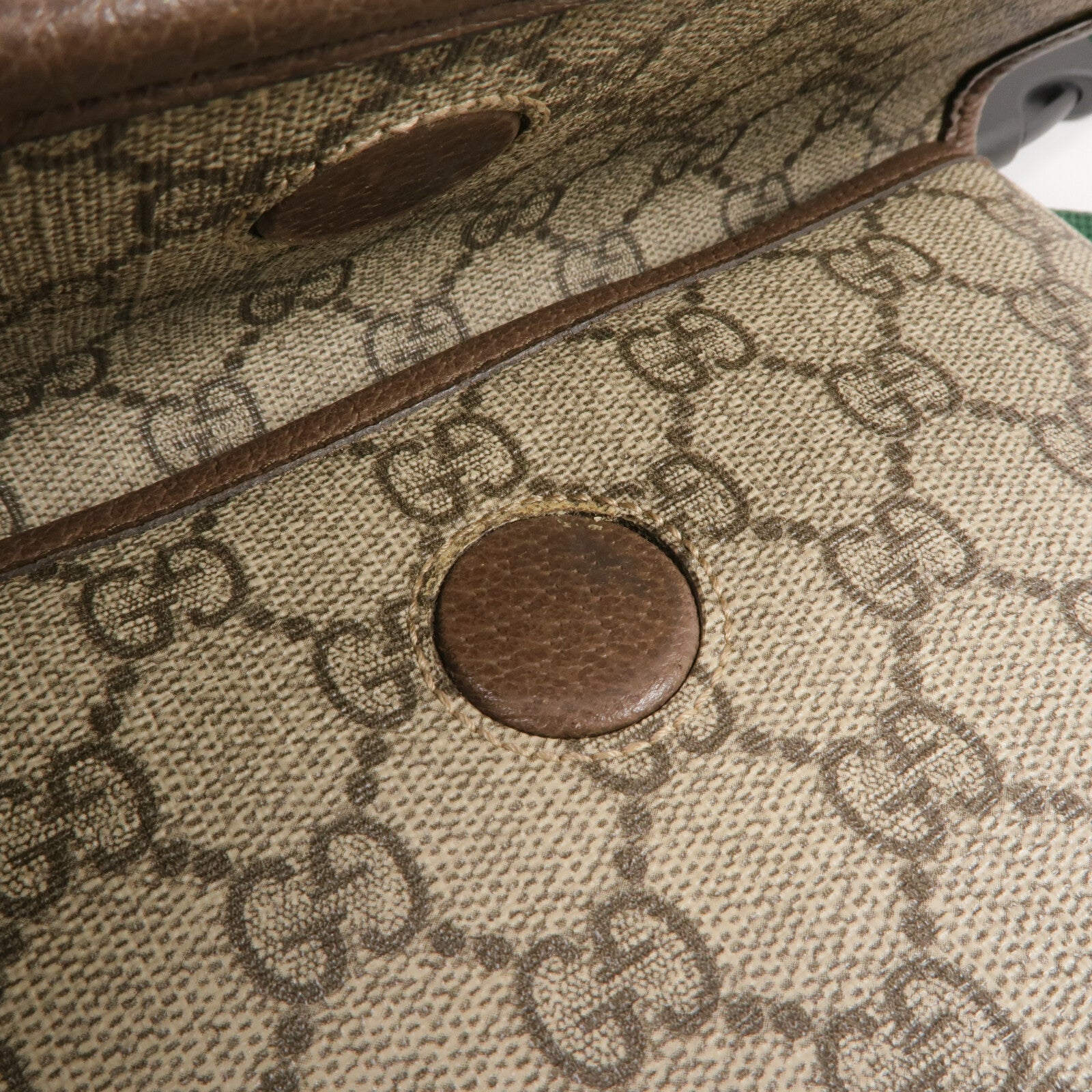 GUCCI 塗層帆布GG Supreme Waist Bag金扣腰包