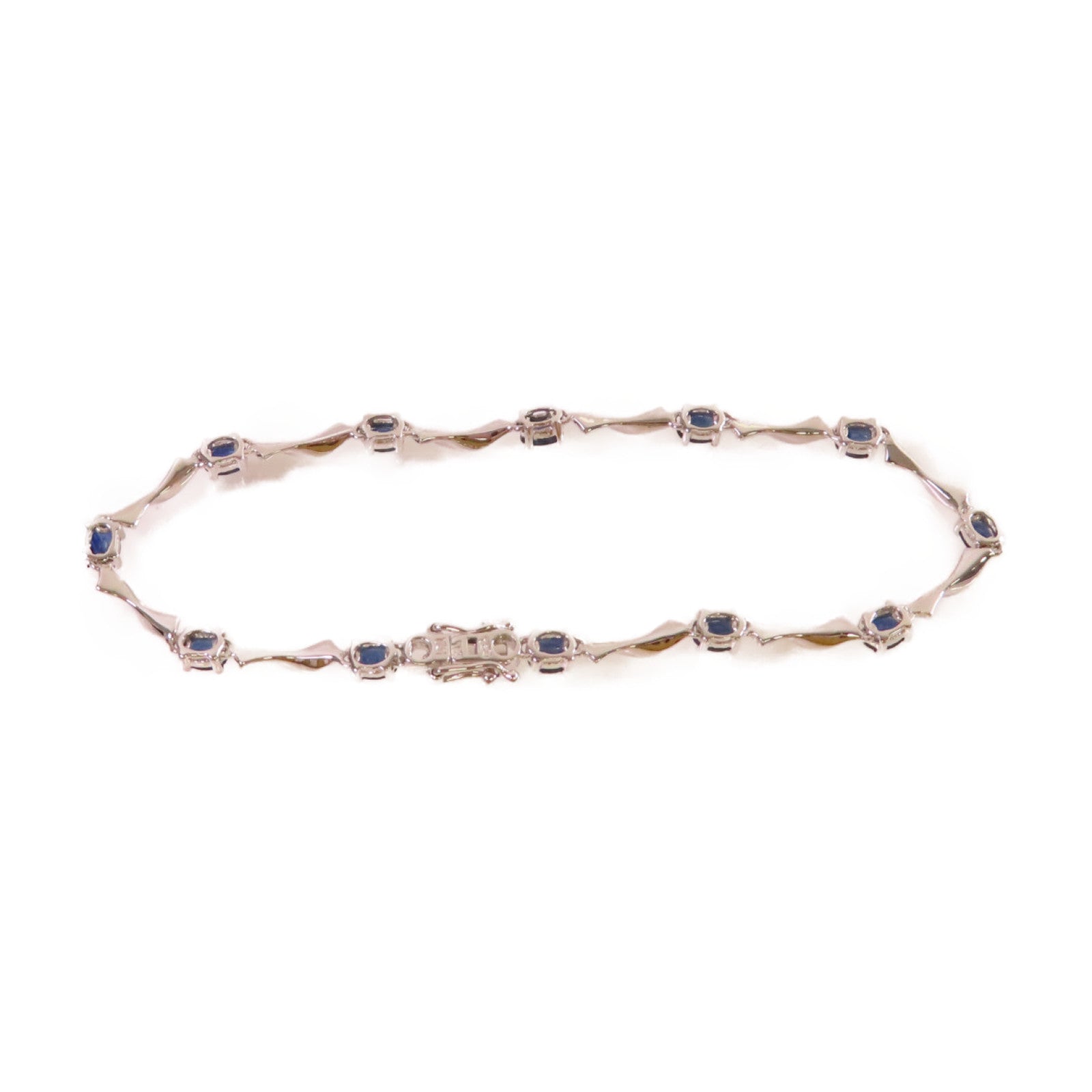 JEWELRY 【激減優惠】18K白金/藍寶石Sapphire Bracelet手鏈