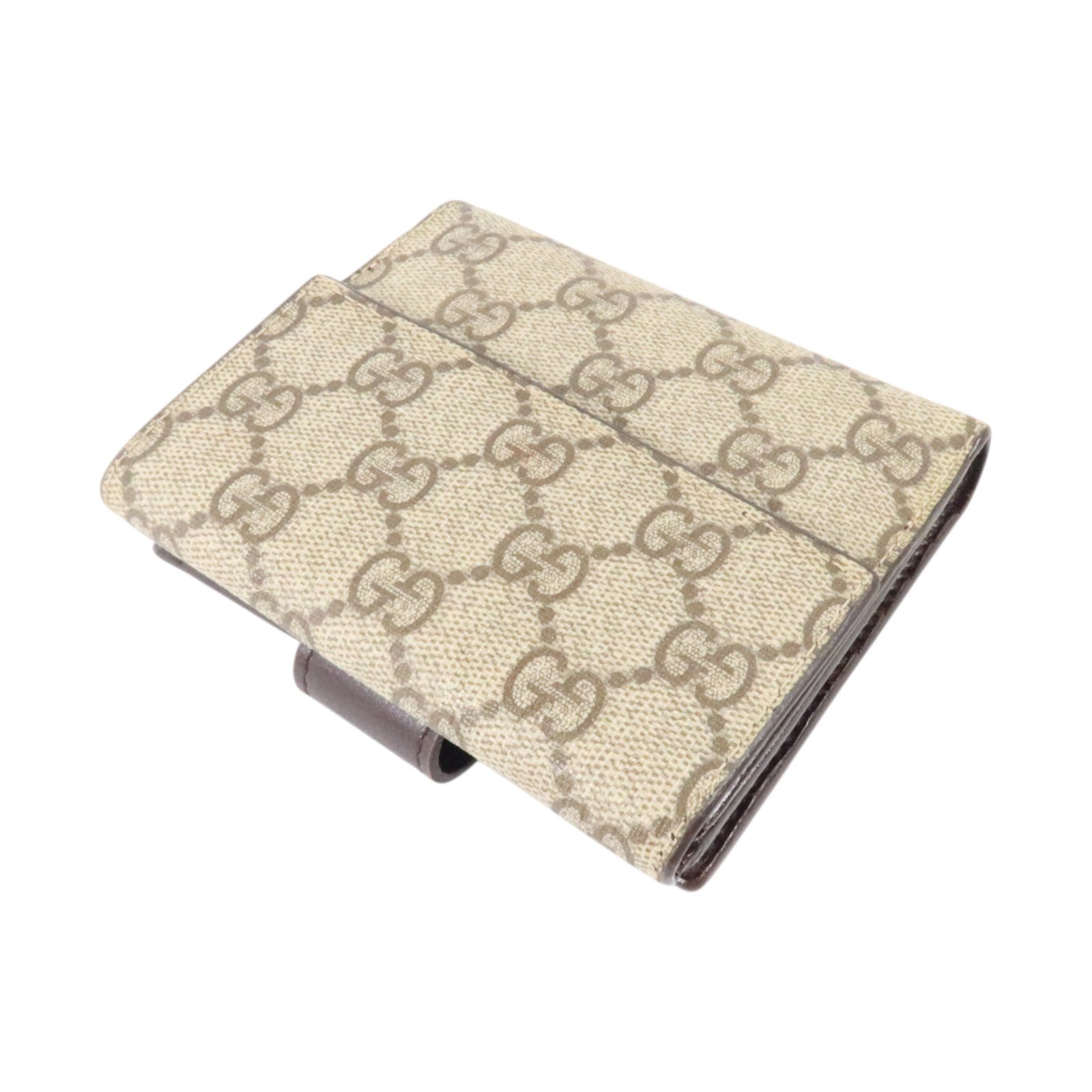 GUCCI 塗層帆布Wallet銀扣錢包