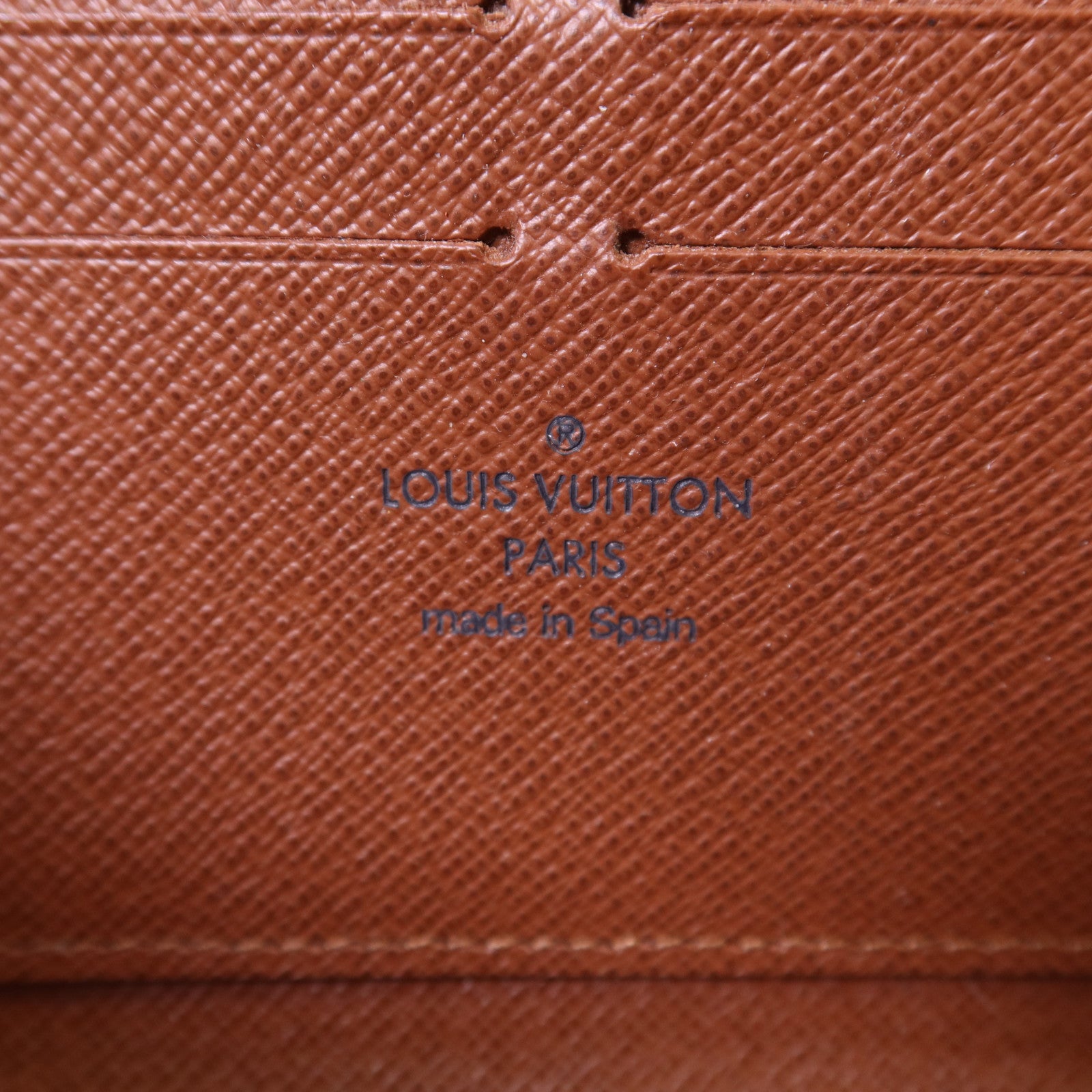 LOUIS VUITTON Monogram Zipper Long Wallet金扣長錢包