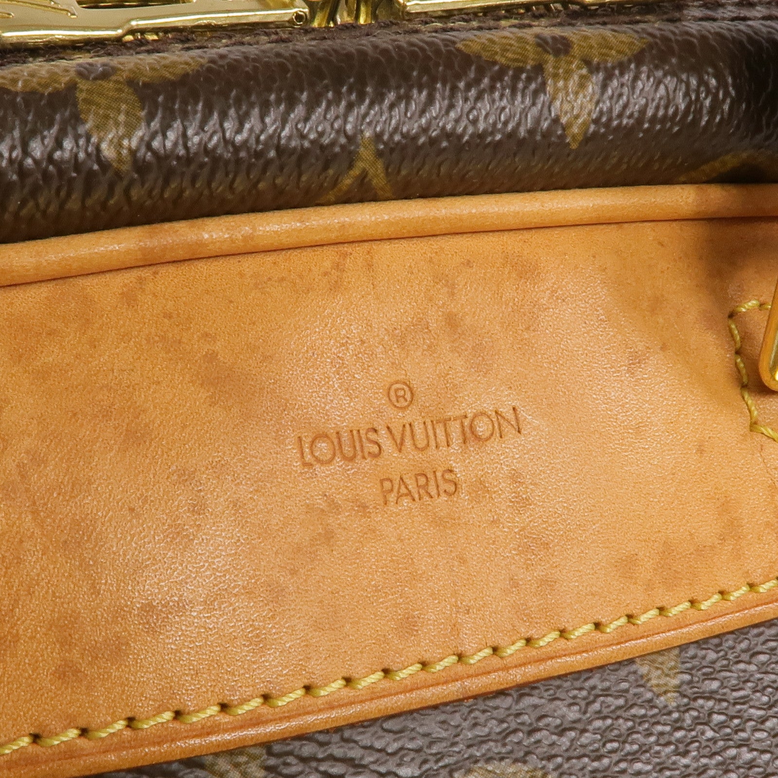 LOUIS VUITTON Monogram Trouville金扣手挽袋