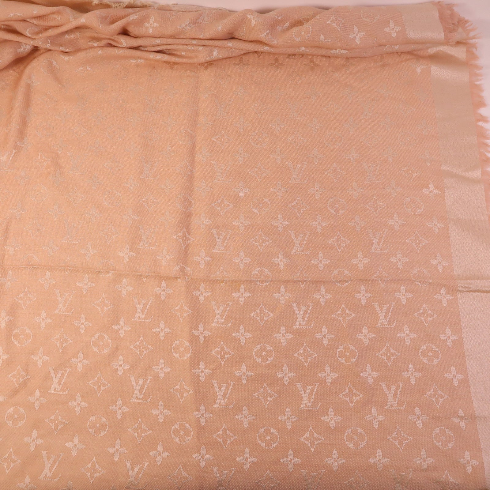 LOUIS VUITTON 羊毛/絲質Scarf圍巾