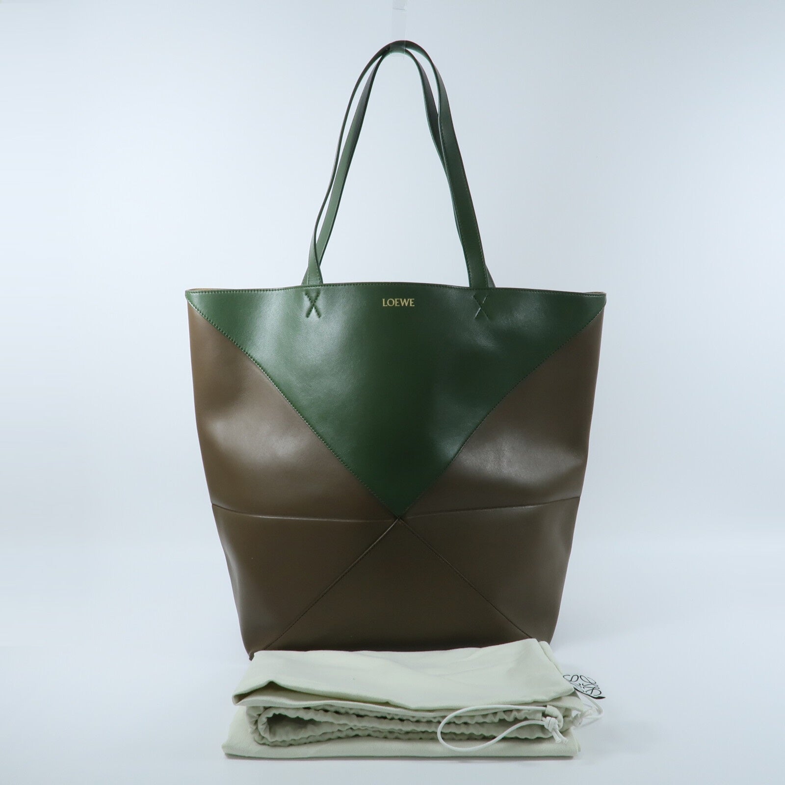 LOEWE 牛皮皮革Puzzle Fold Tote手挽袋