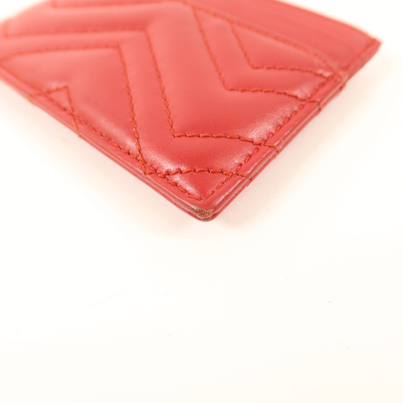 GUCCI 牛皮皮革Card Case金扣卡片套