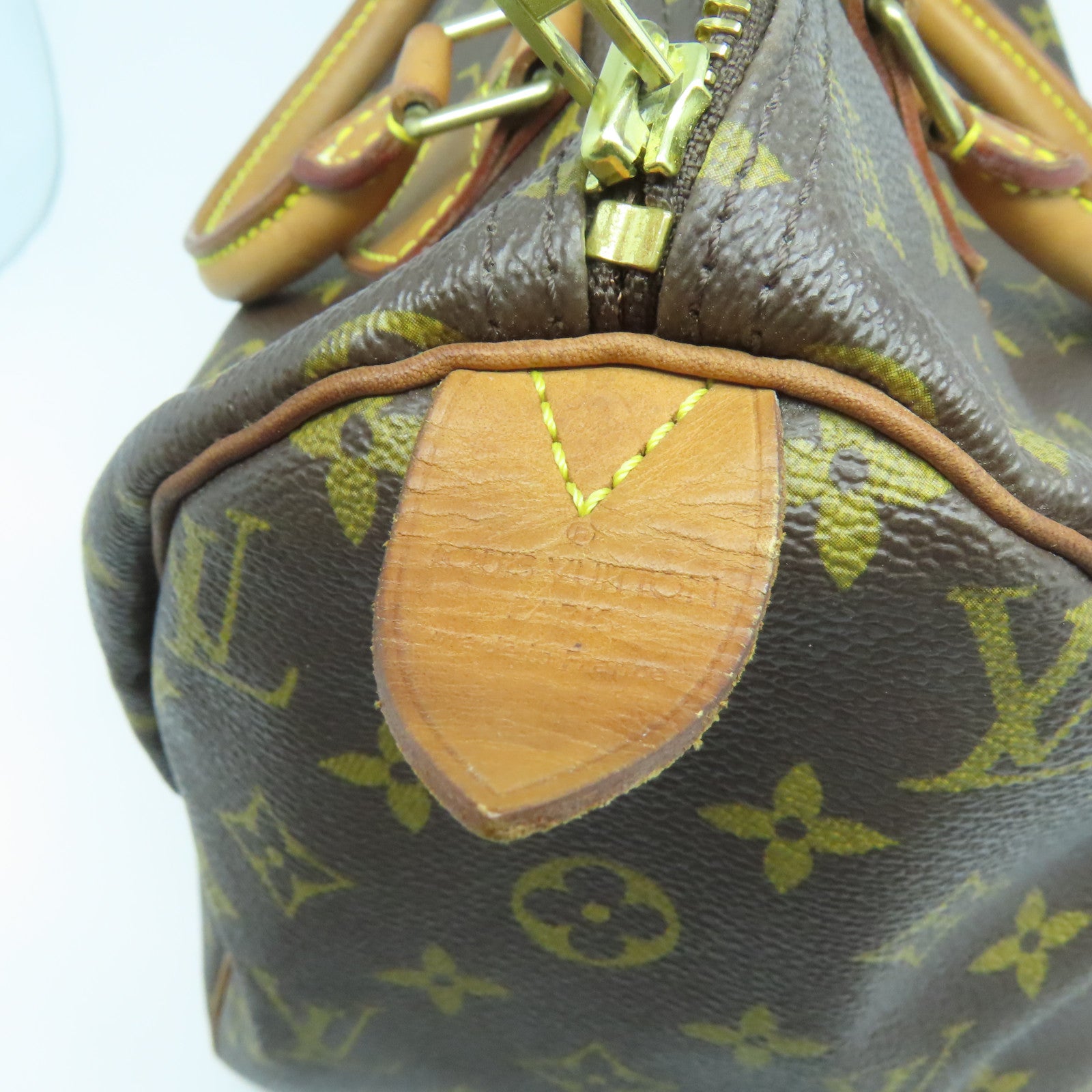 LOUIS VUITTON 【激減優惠】Monogram Speedy 30金扣手挽袋啡色