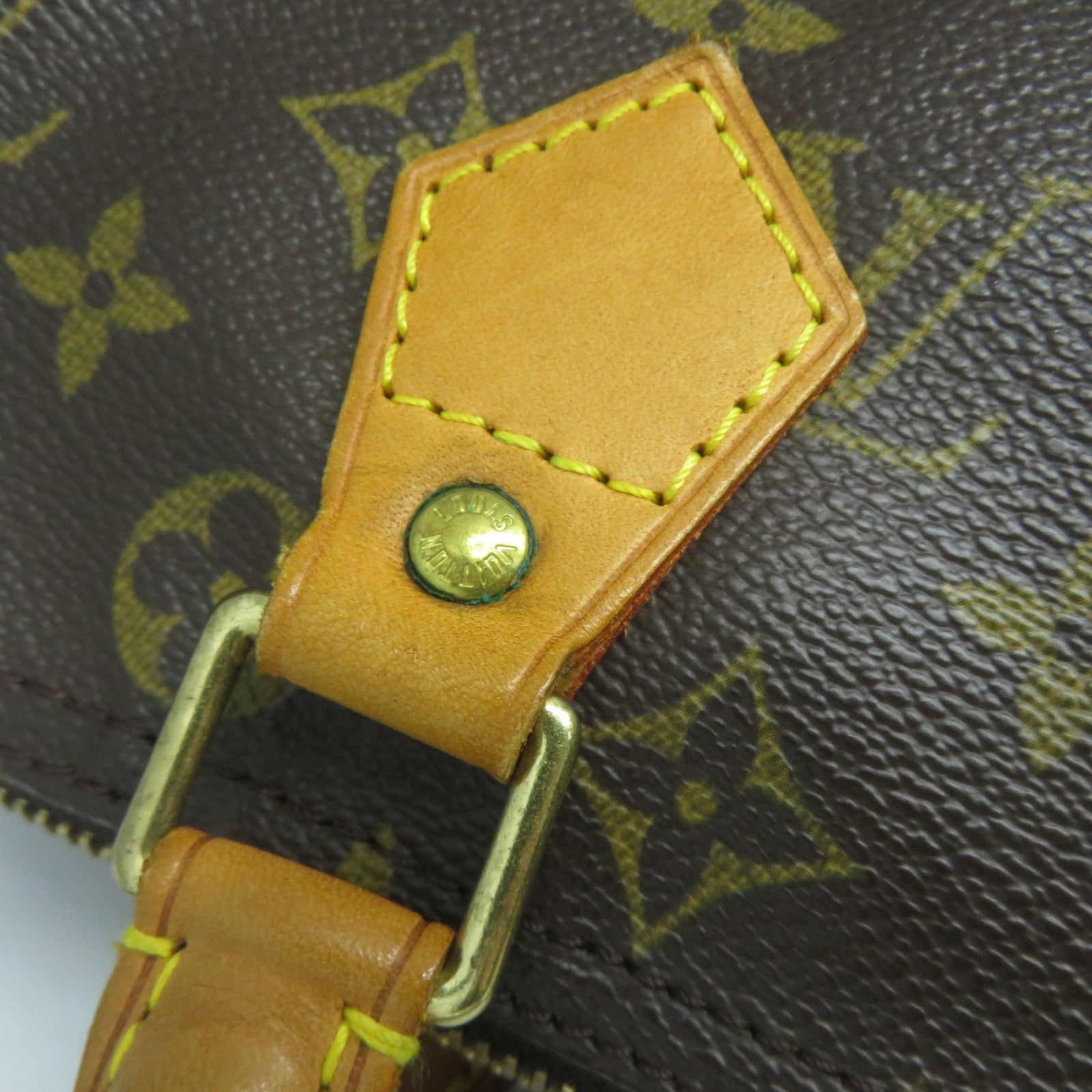 LOUIS VUITTON 【清倉大減價】Monogram Speedy 30金扣手挽袋啡色