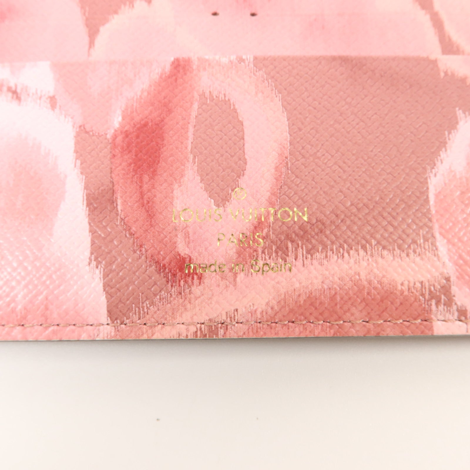 LOUIS VUITTON Monogram Ikat Insolite Long Wallet金扣長錢包