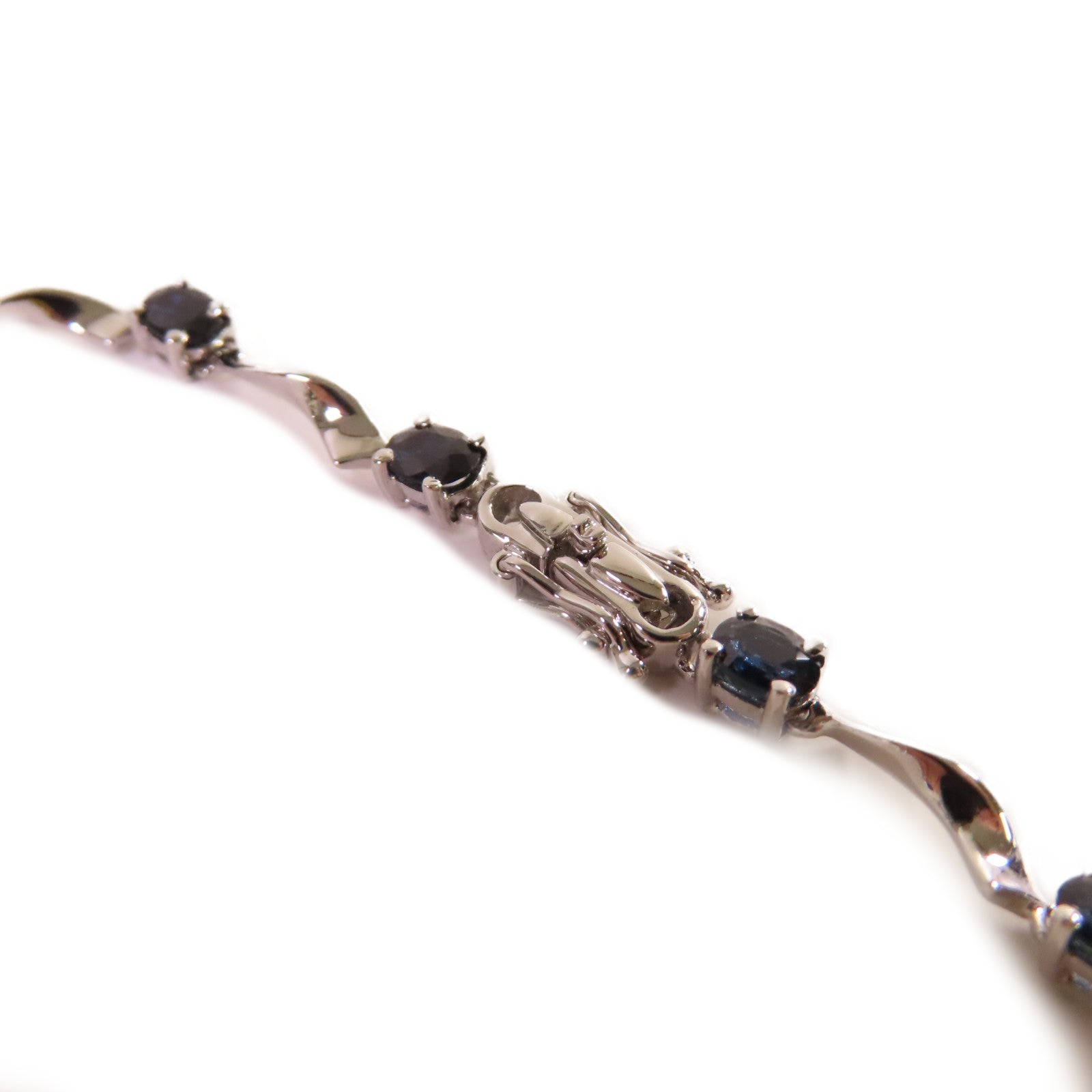 JEWELRY 【激減優惠】18K白金/藍寶石Sapphire Bracelet手鏈