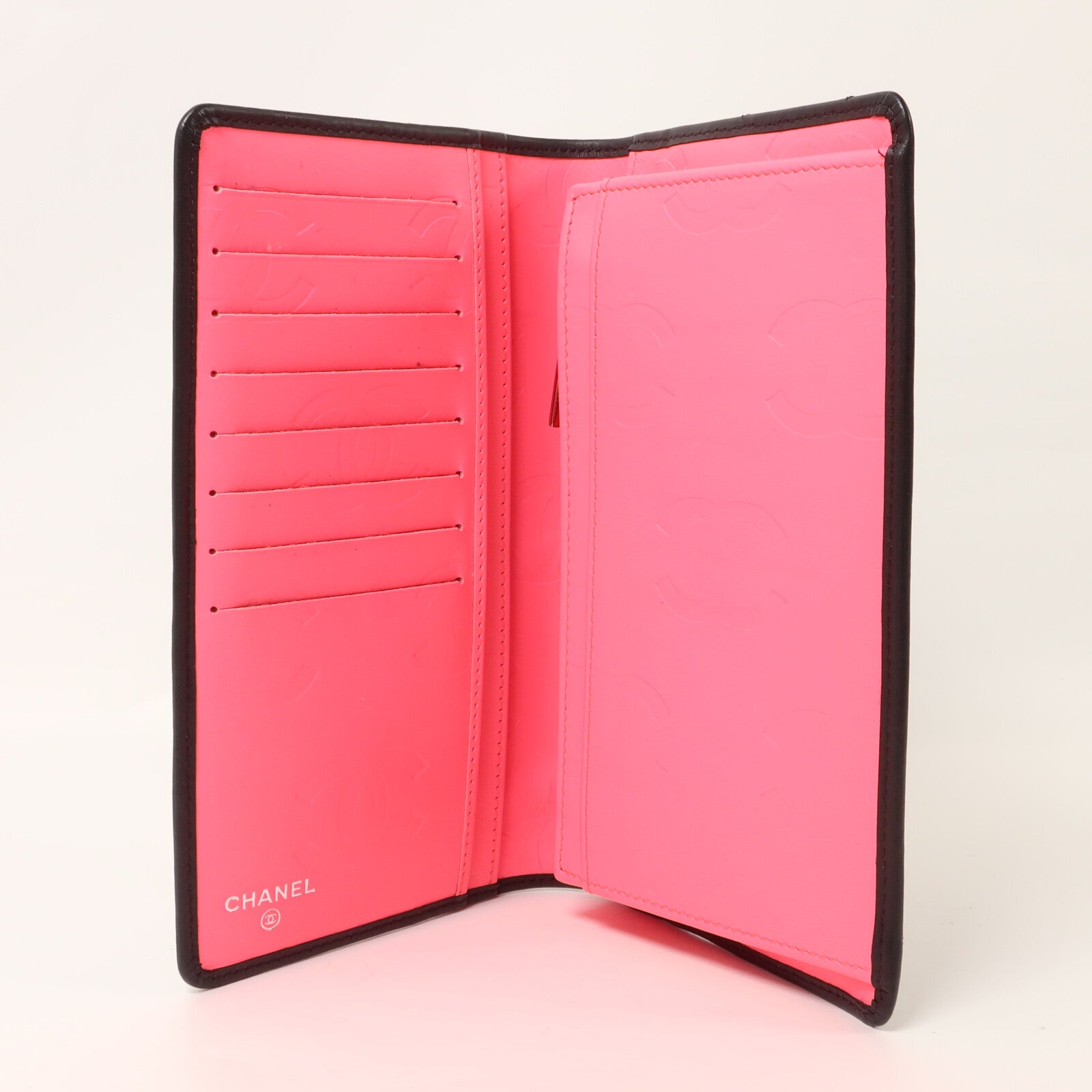 CHANEL 牛皮皮革Cambon Long Wallet長錢包