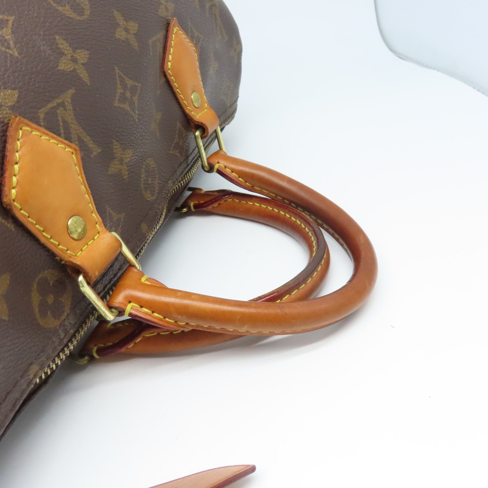 LOUIS VUITTON 【激減優惠】Monogram Speedy 30金扣手挽袋啡色