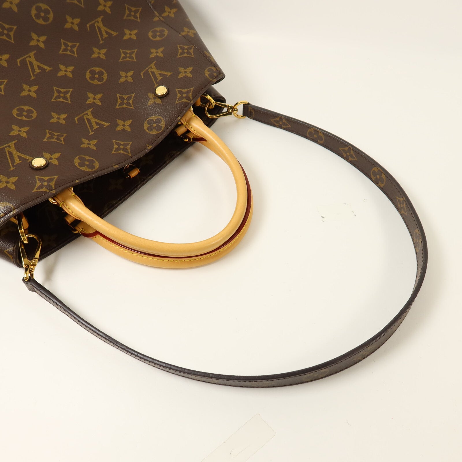 LOUIS VUITTON Monogram Montaigne MM手挽肩背兩用袋