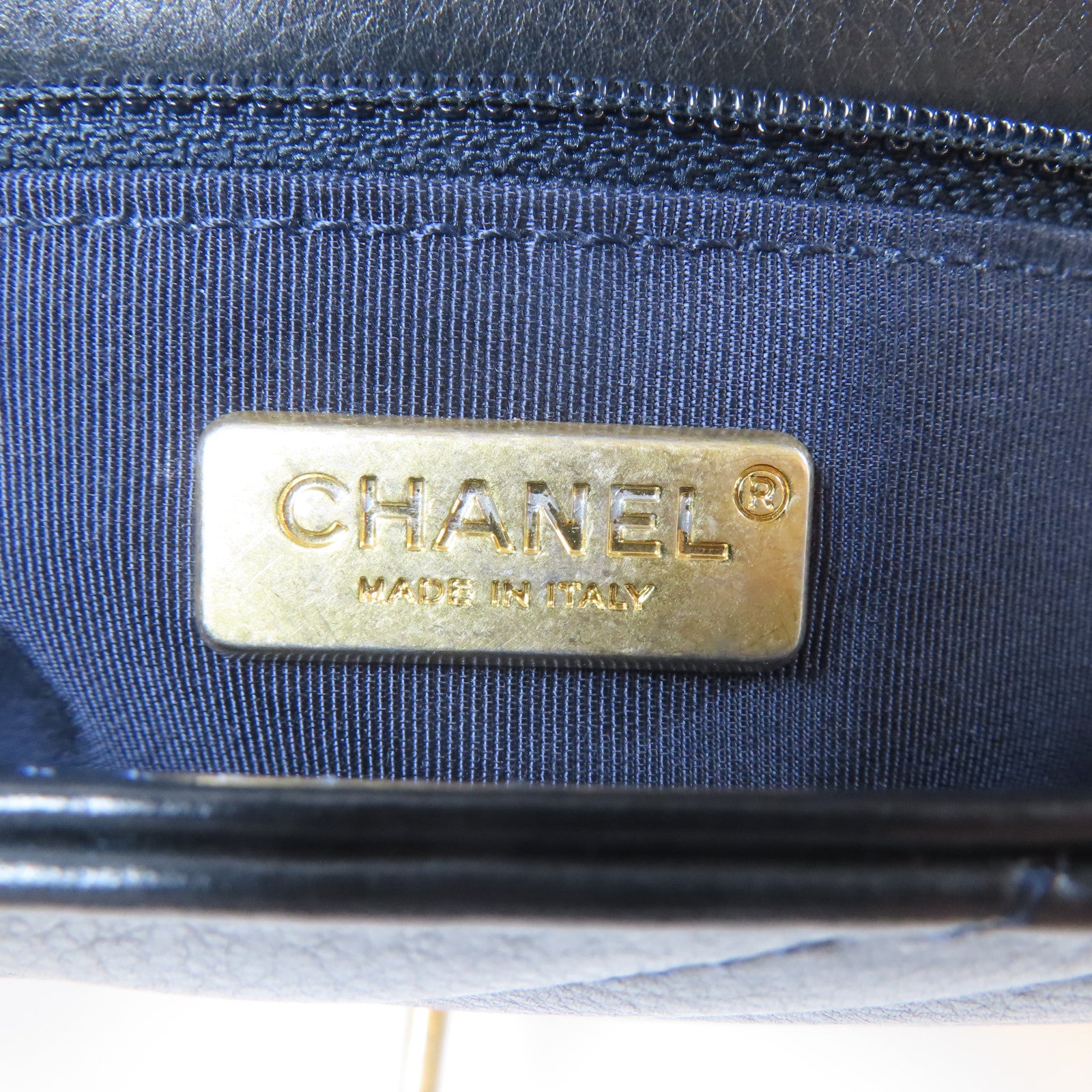 CHANEL 【激減優惠】皮革Chain Shoulder Bag金扣鏈帶肩背袋黑色