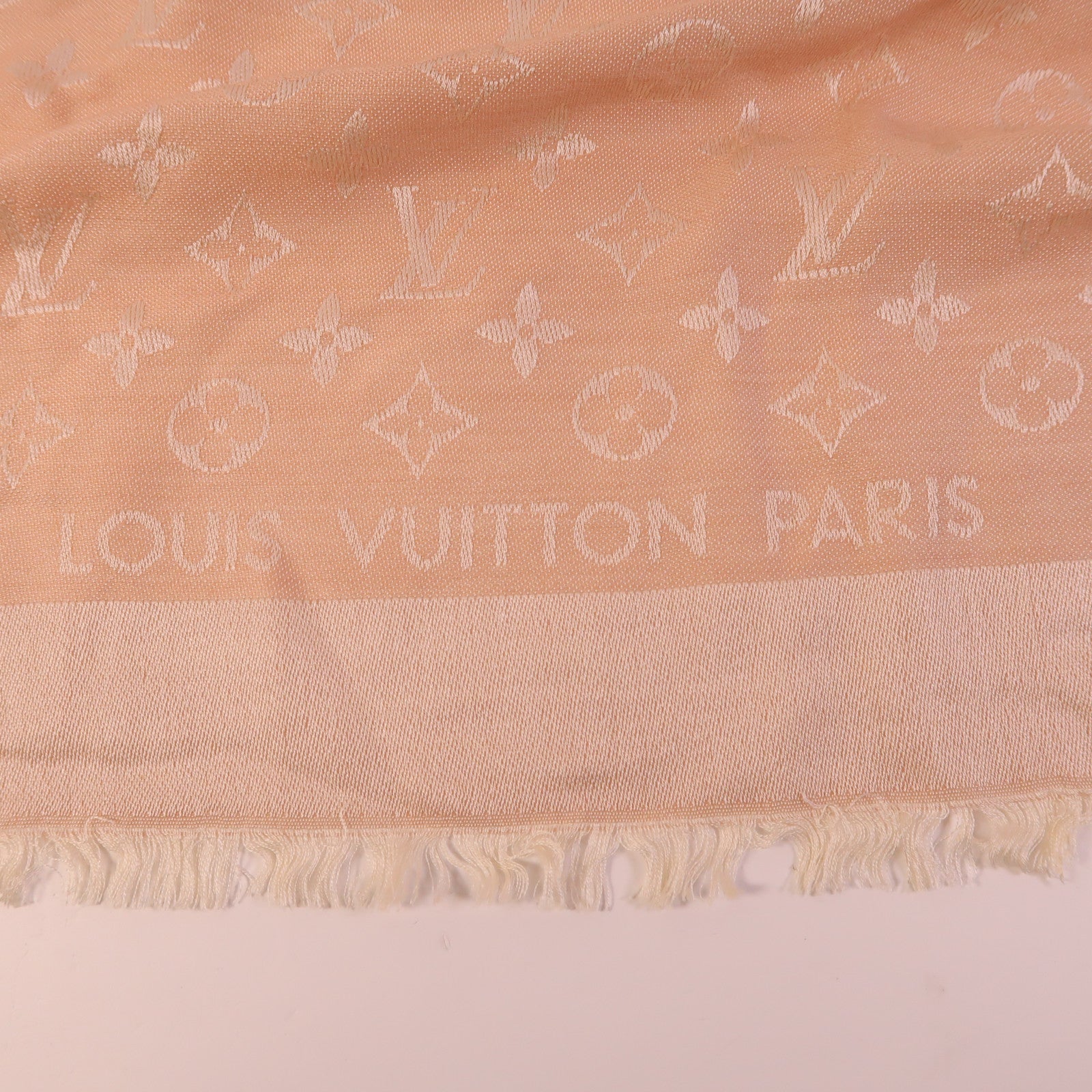 LOUIS VUITTON 羊毛/絲質Scarf圍巾
