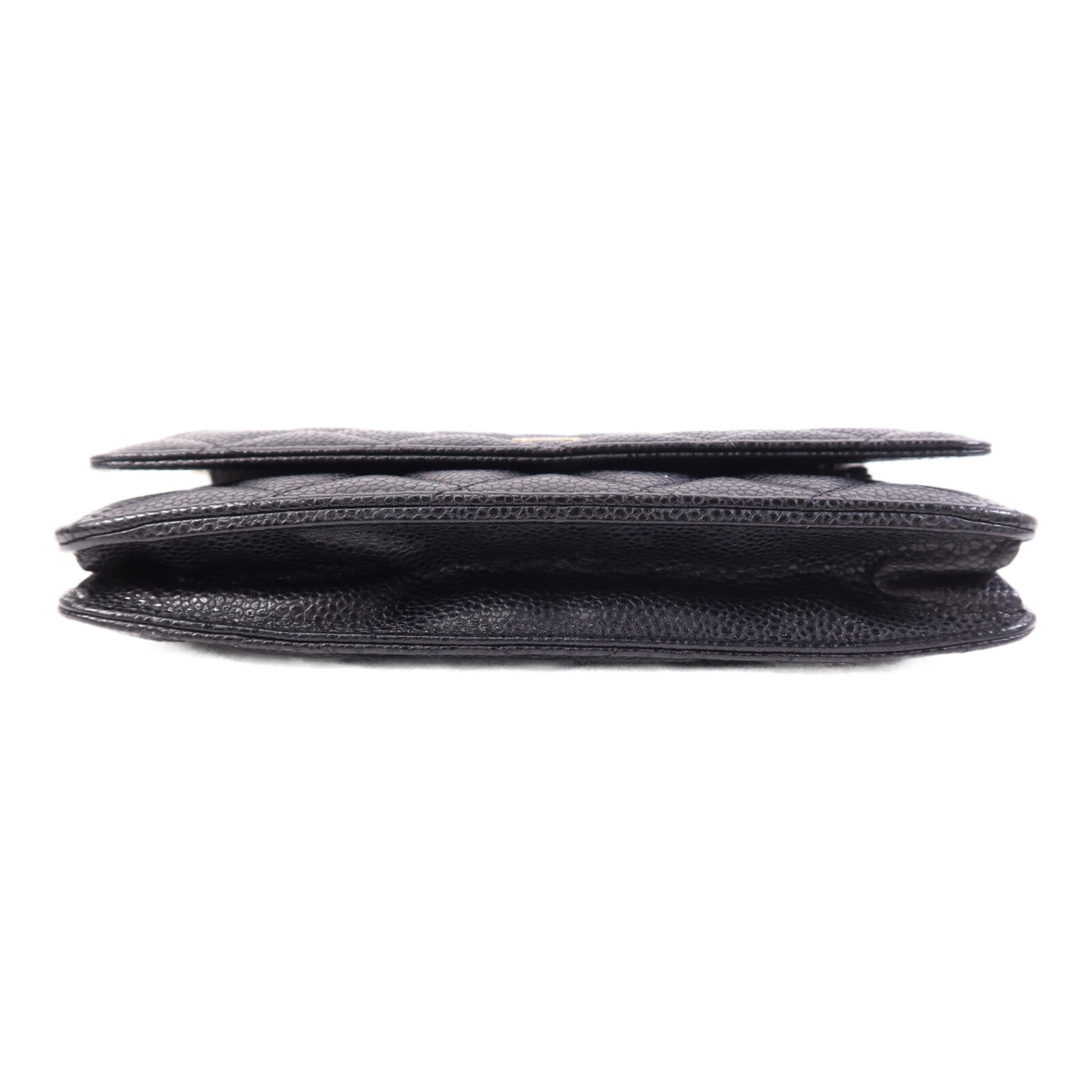 CHANEL 牛皮皮革WOC Wallet On Chain金扣鏈帶肩背袋