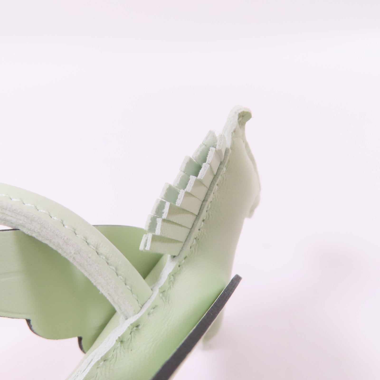 HERMES Milo/Swift皮革Rodeo Pegase PM掛飾Vert Deau