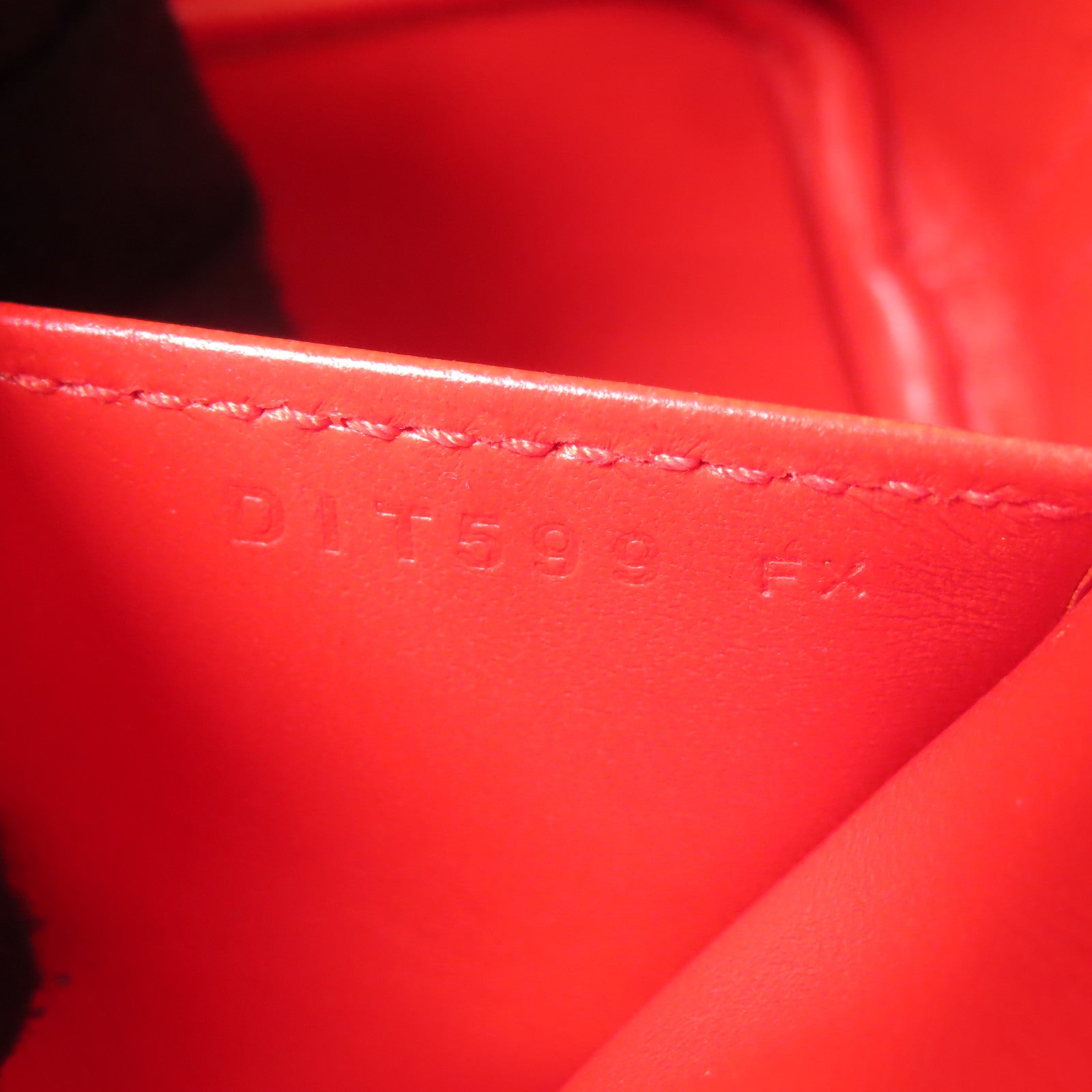 HERMES Chevre皮革Bolide Mini金扣手挽肩背兩用袋紅色