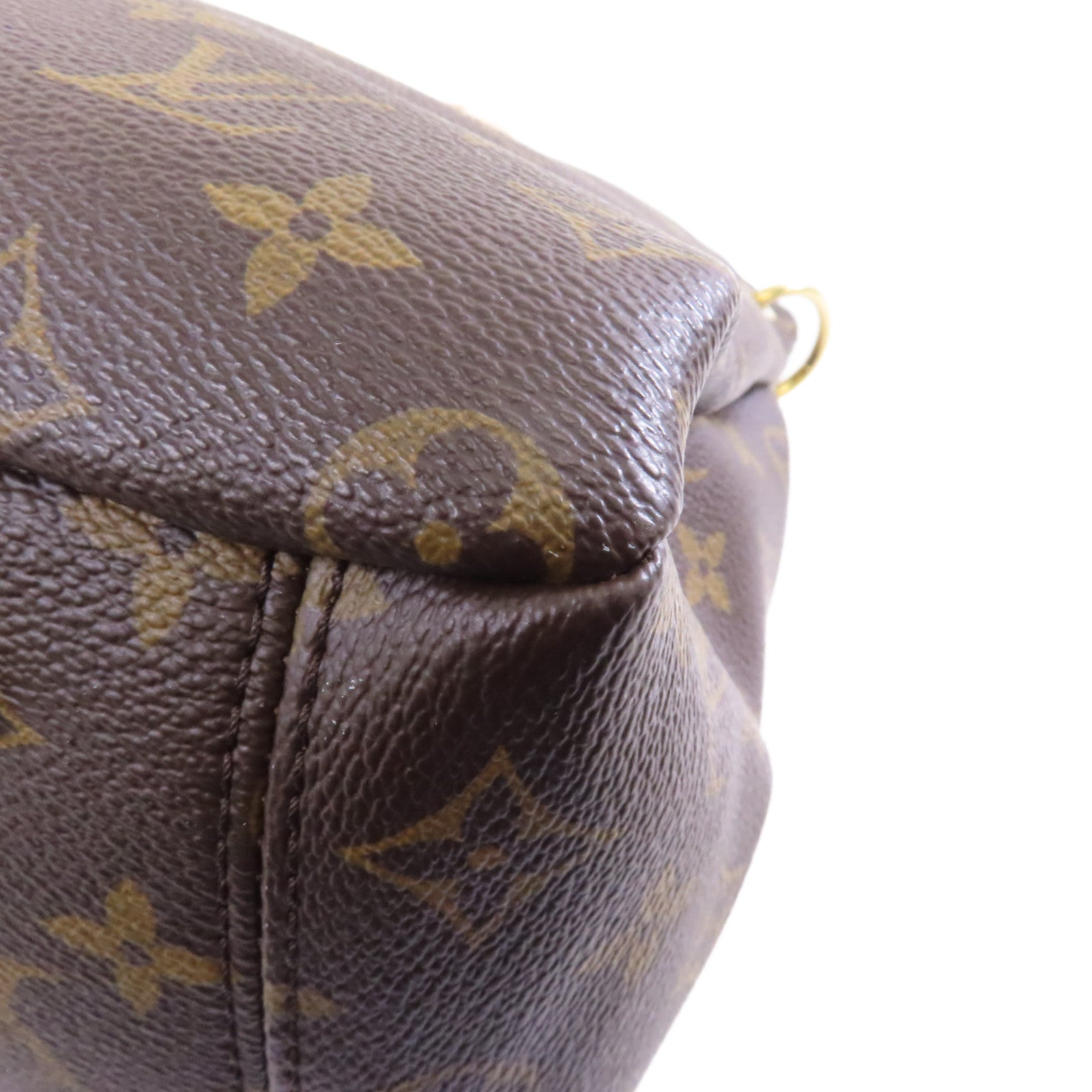 LOUIS VUITTON 【激減優惠】Monogram Pallas MM金扣手挽肩背兩用袋啡色