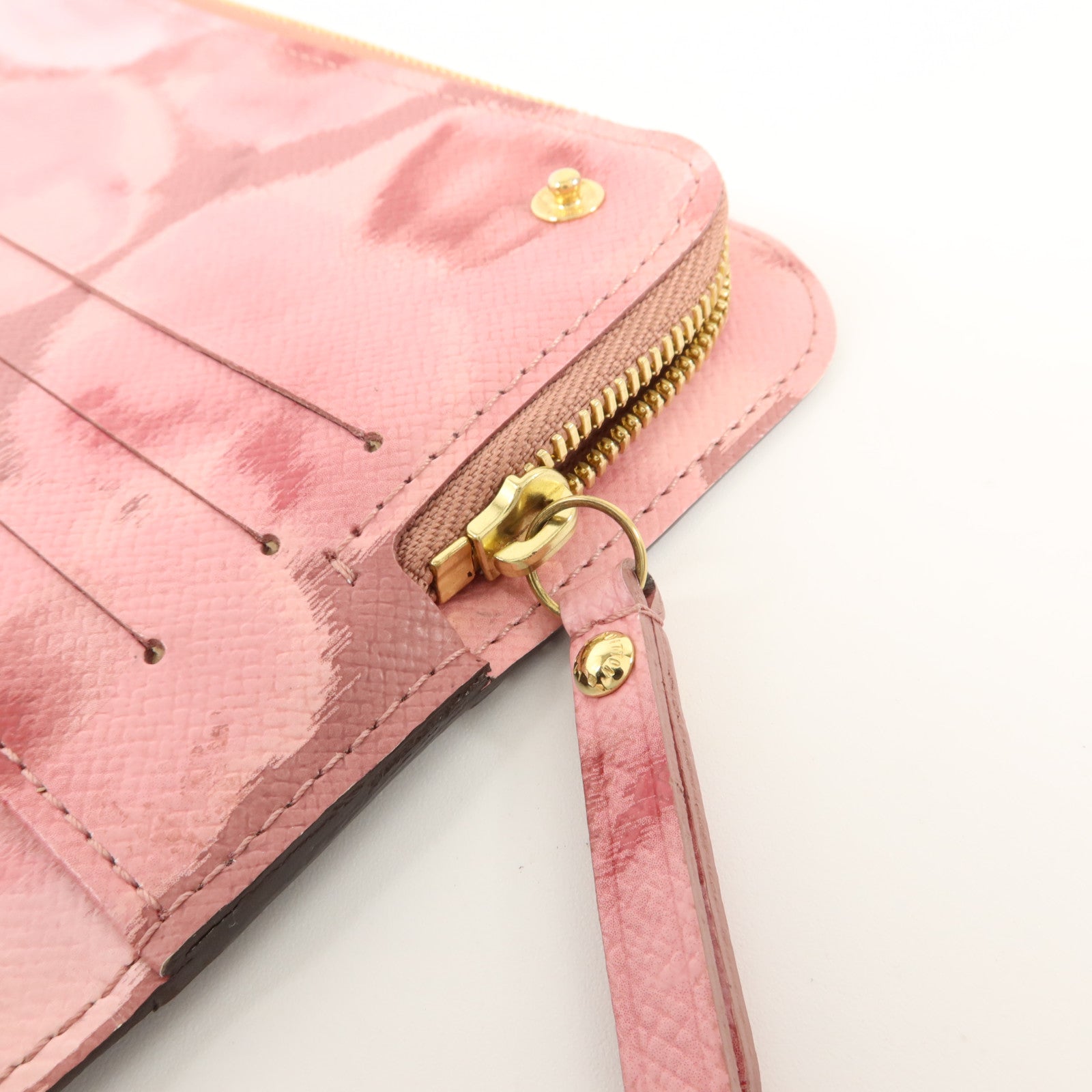 LOUIS VUITTON Monogram Ikat Insolite Long Wallet金扣長錢包