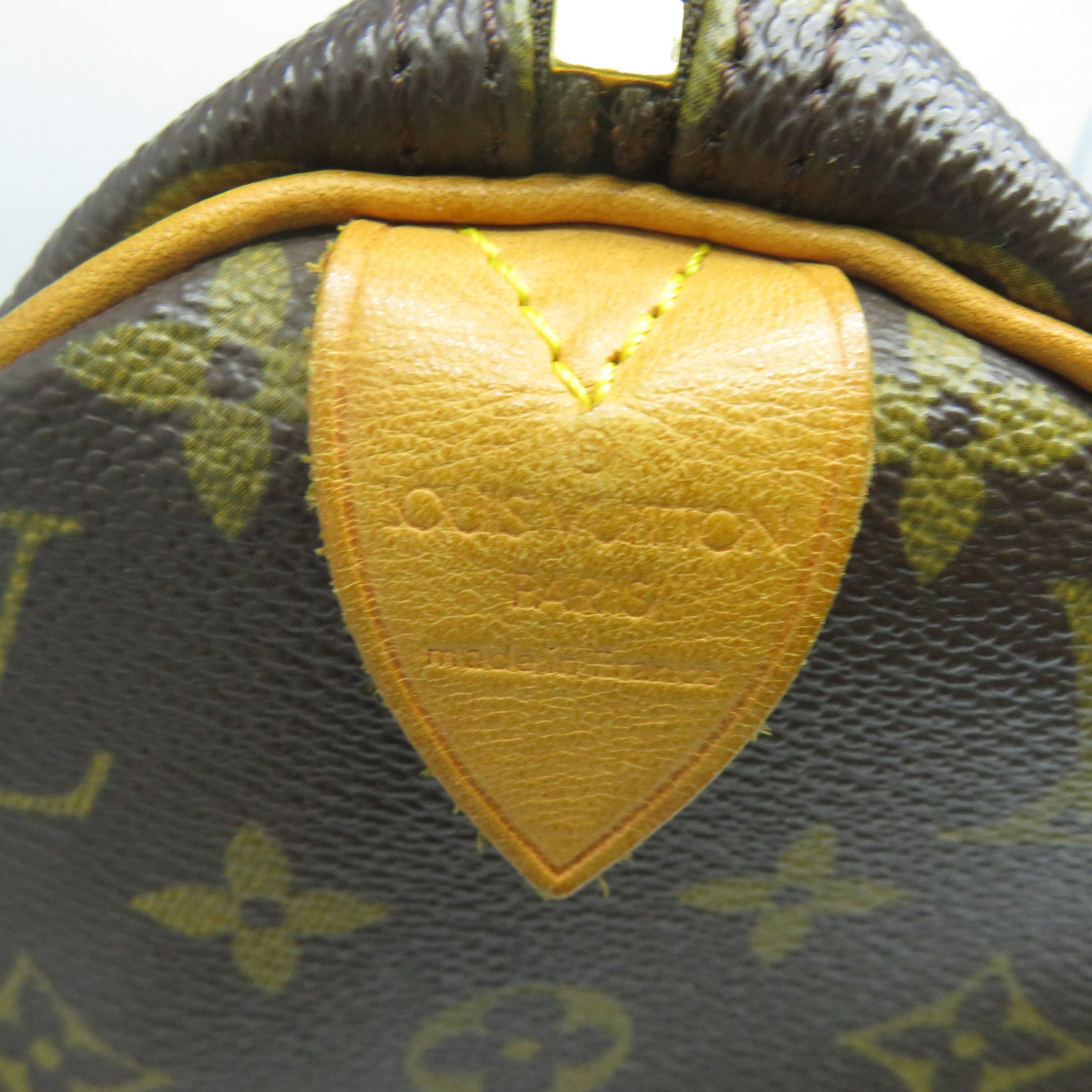 LOUIS VUITTON 【清倉大減價】Monogram Speedy 30金扣手挽袋啡色