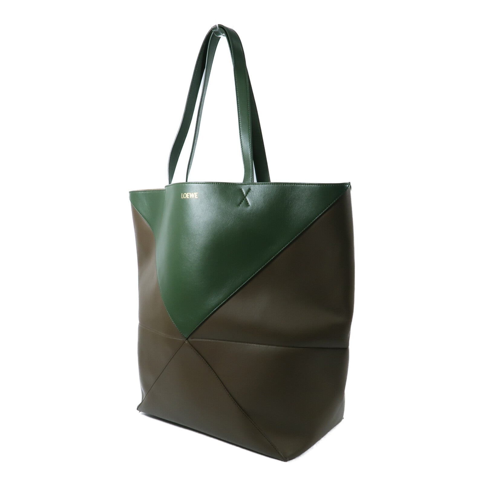 LOEWE 牛皮皮革Puzzle Fold Tote手挽袋