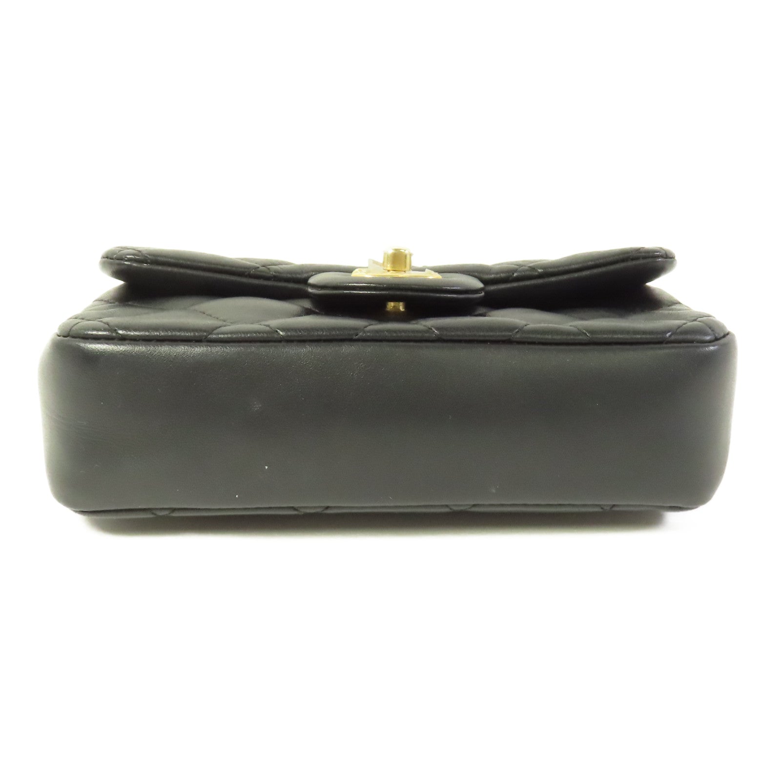 CHANEL 羊皮皮革Heart Charm Mini Flap金扣肩背袋