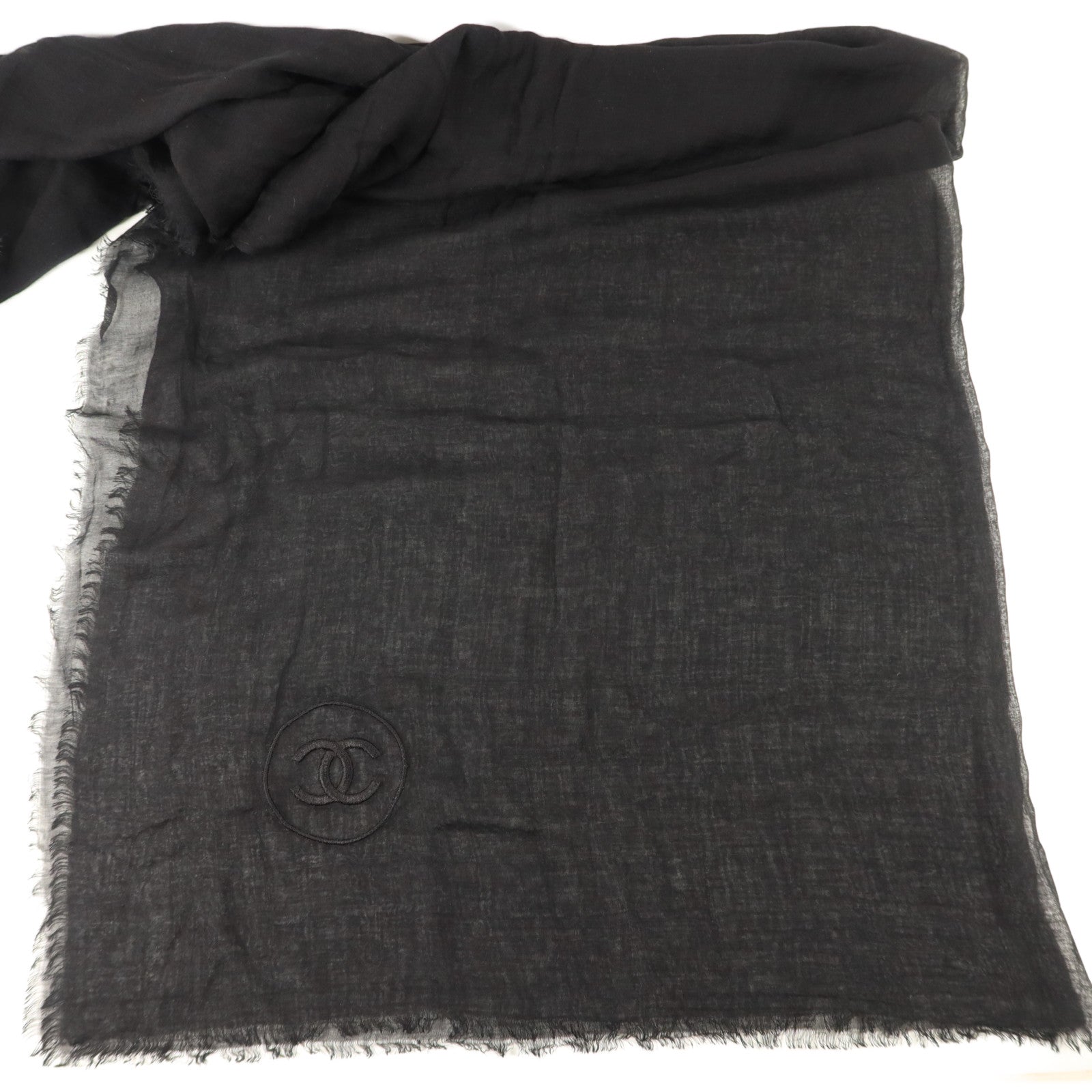 CHANEL 莫代爾布料/羊絨Christmas 2009 Scarf圍巾