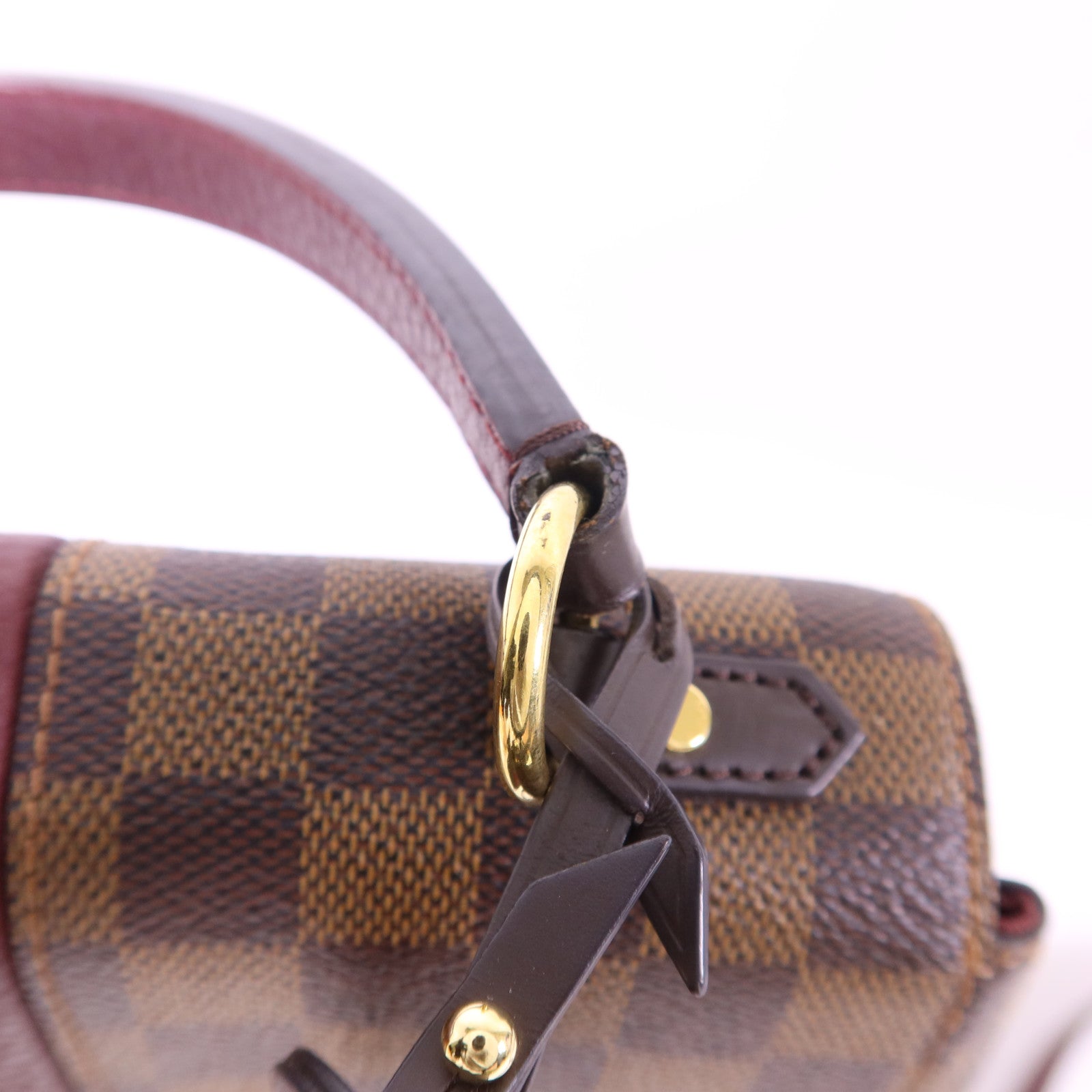 LOUIS VUITTON Damier Bond Street Magnolia金扣手挽肩背兩用袋