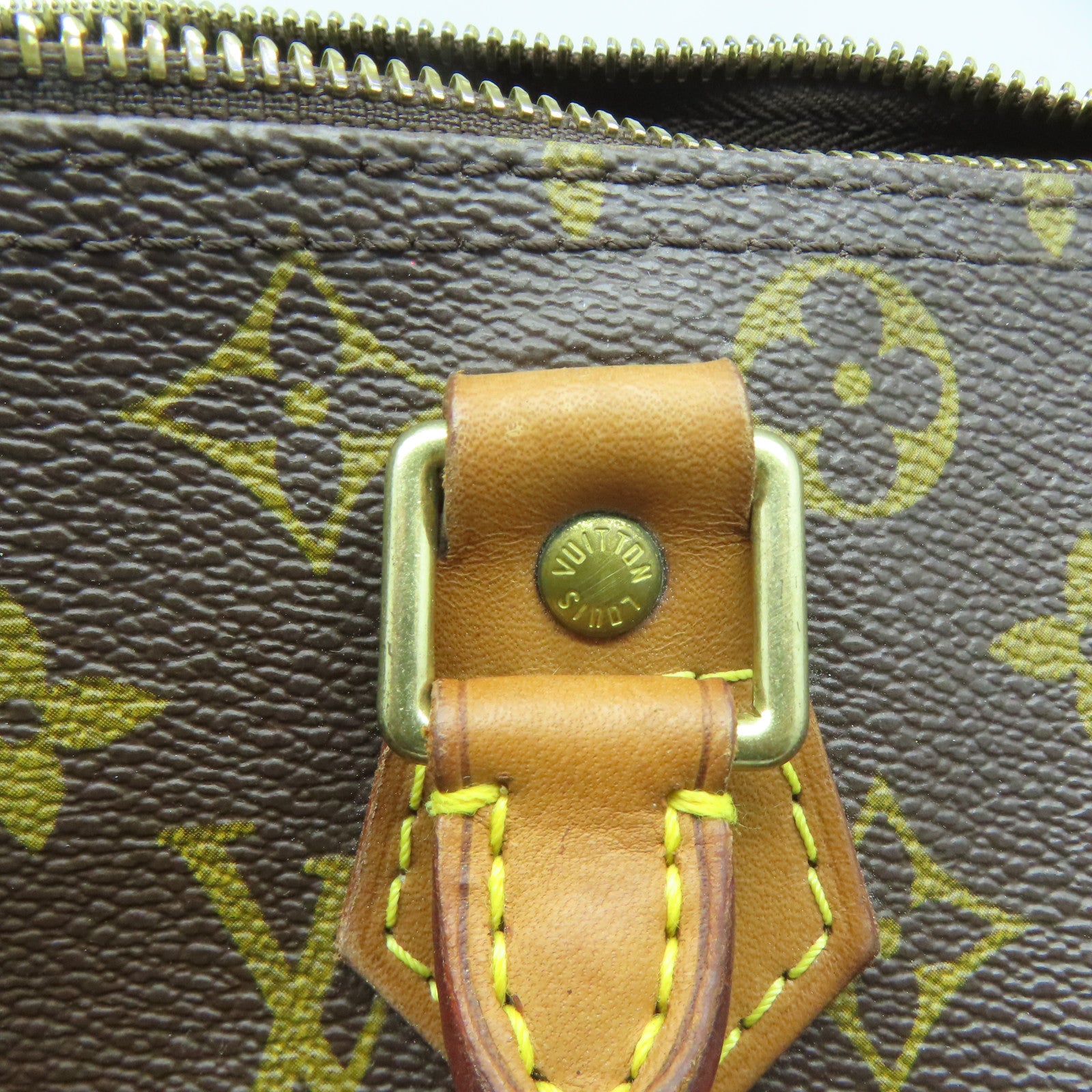 LOUIS VUITTON 【激減優惠】Monogram Speedy 30金扣手挽袋啡色