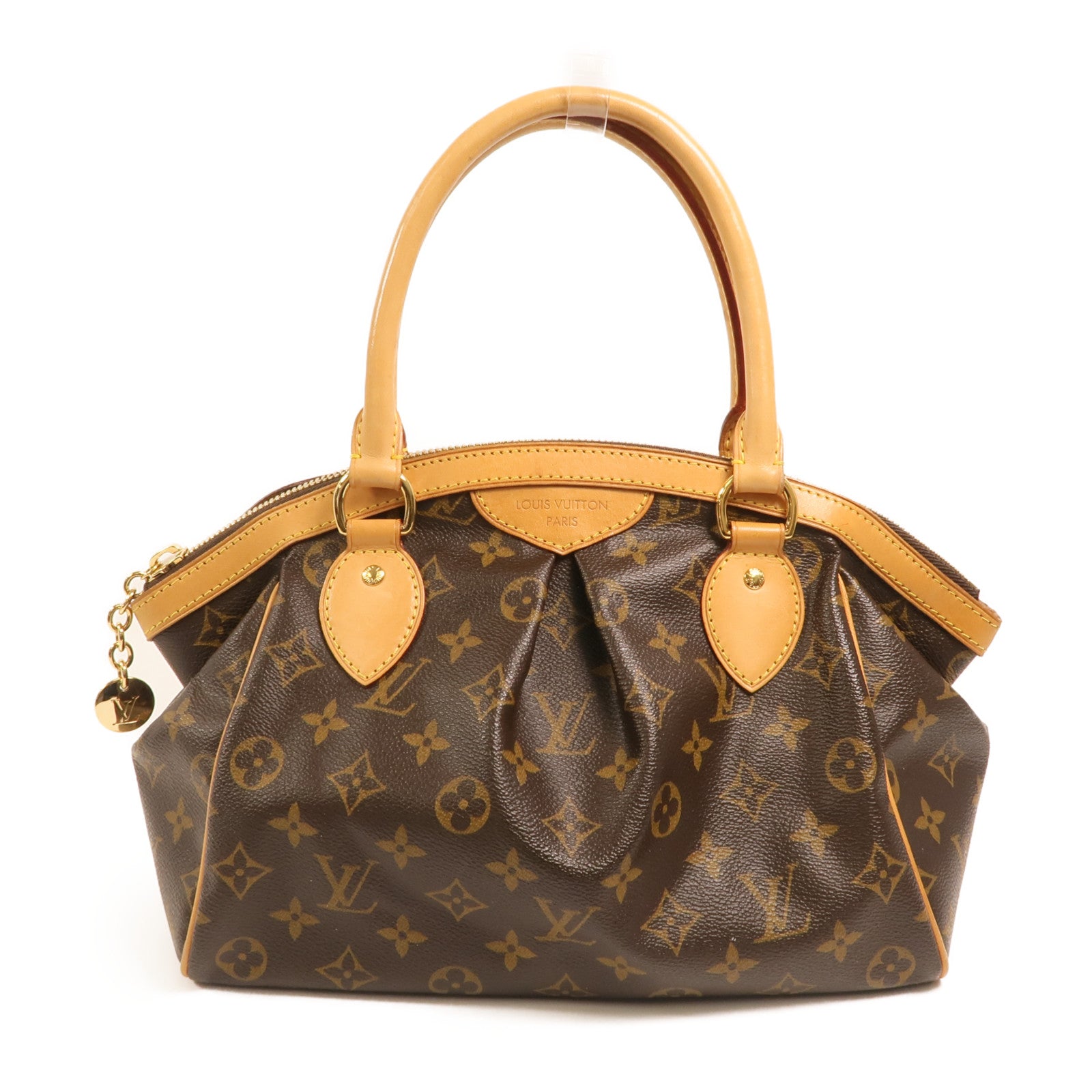 LOUIS VUITTON Monogram Tivoli PM金扣手挽袋