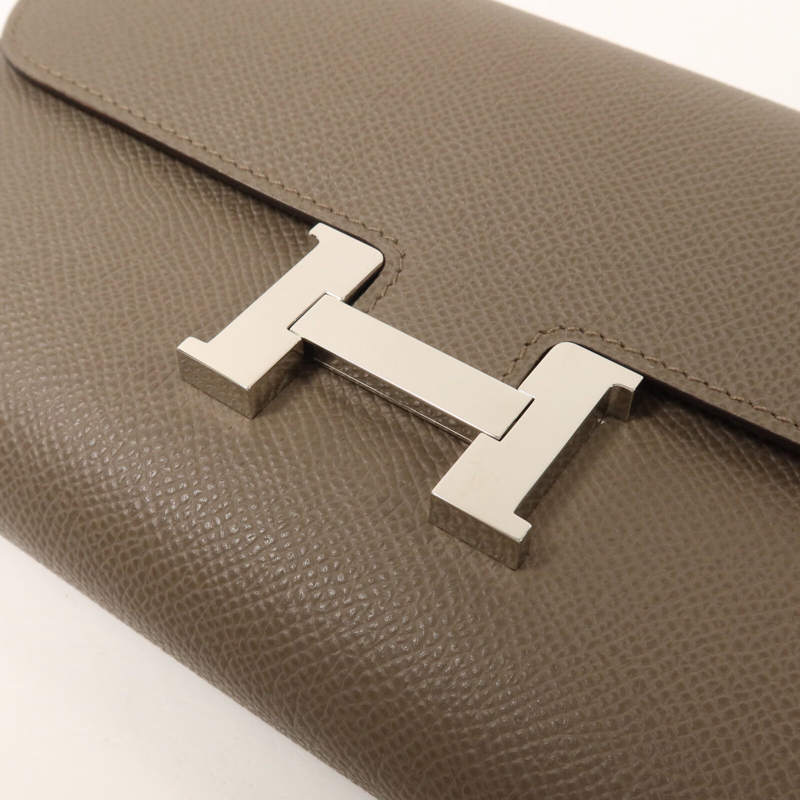 HERMES Epsom皮革Constance To Go肩背袋Etain