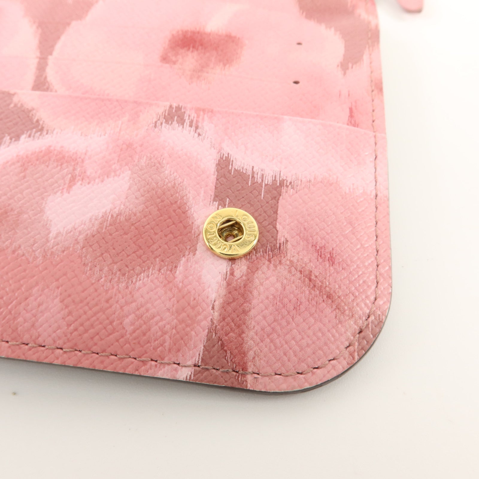 LOUIS VUITTON Monogram Ikat Insolite Long Wallet金扣長錢包