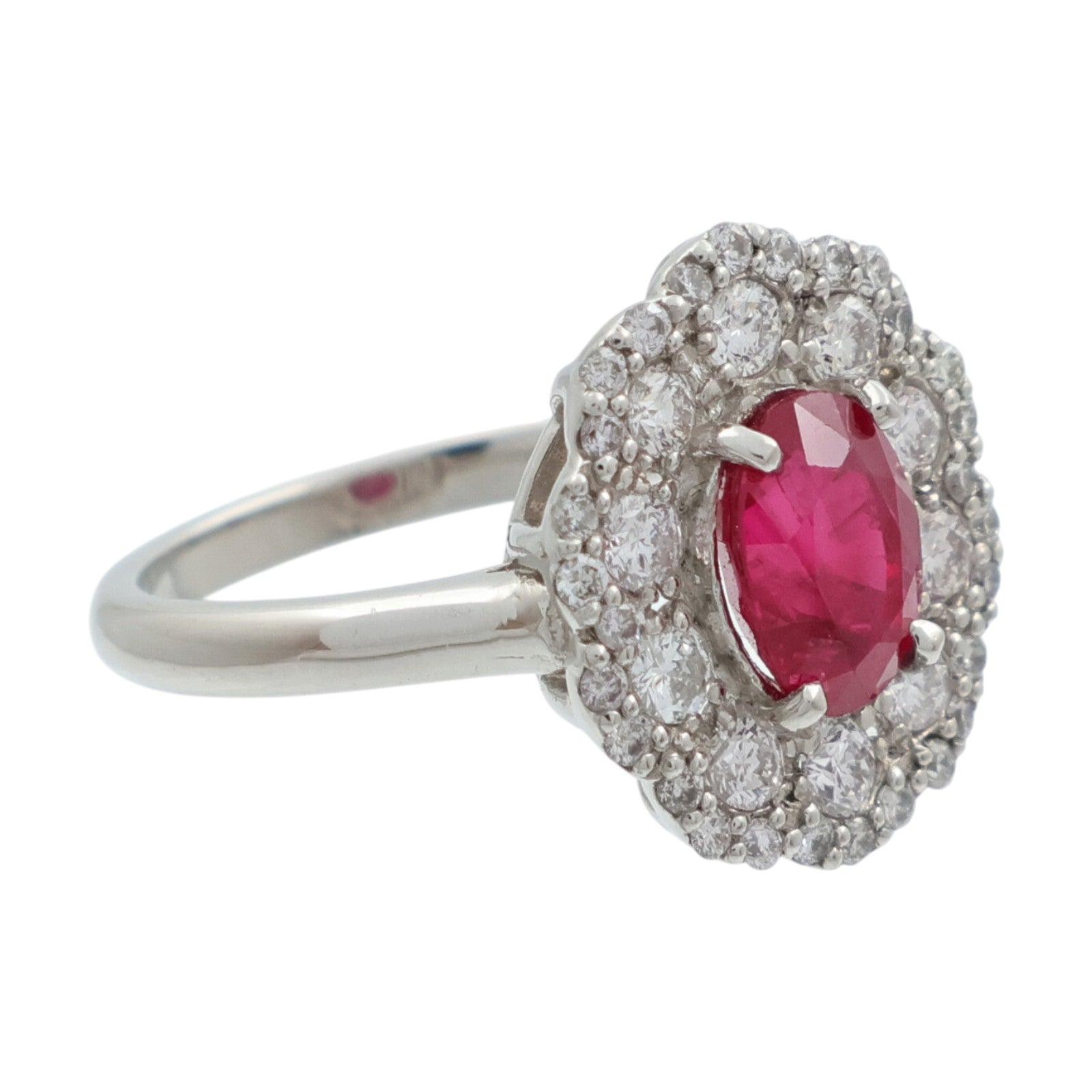 JEWELRY PT950鉑金/紅寶石Ruby鑽石戒指