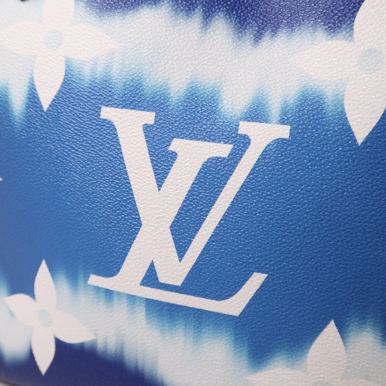 LOUIS VUITTON Monogram Escale Neverfull MM銀扣手挽袋