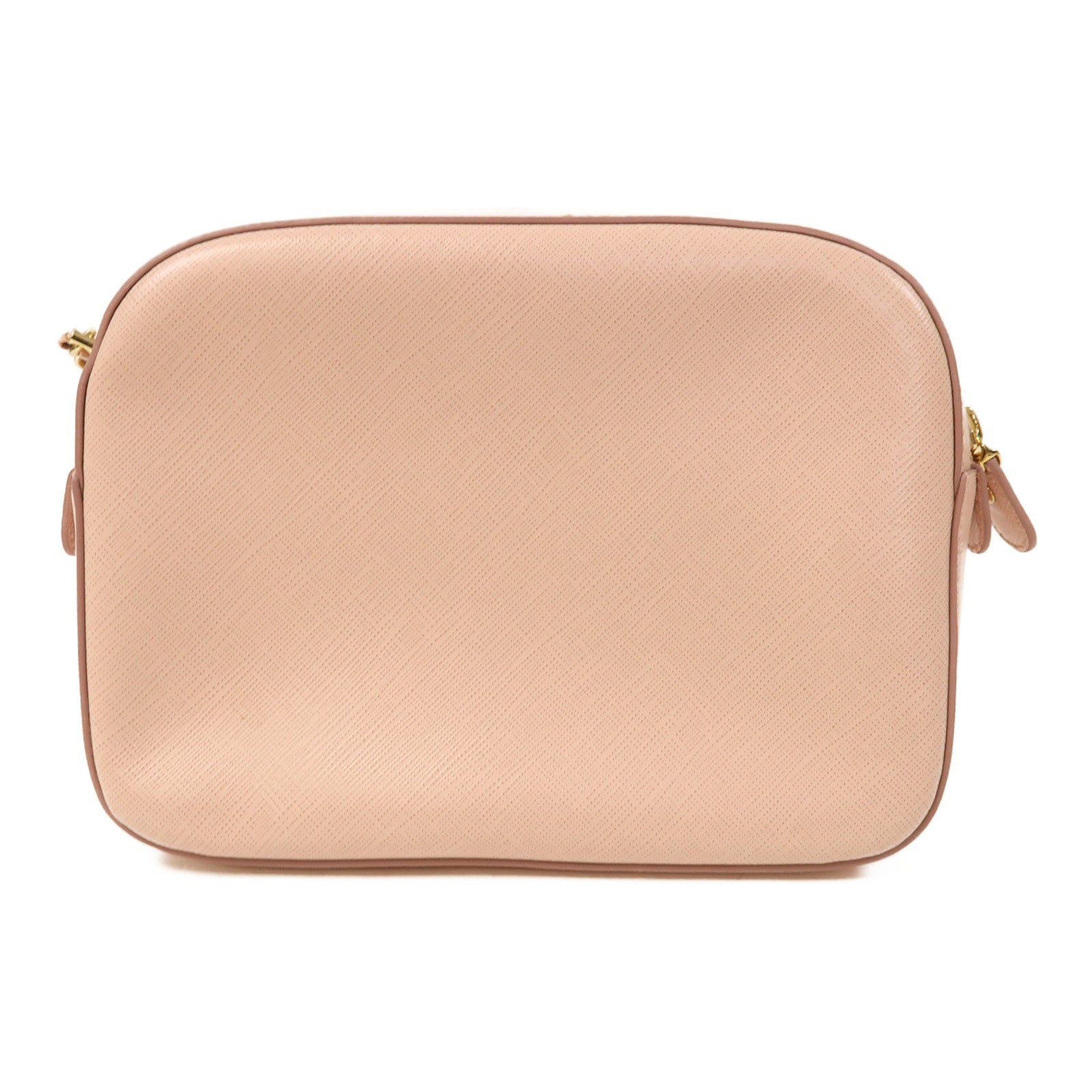 Salvatore Ferragamo 牛皮皮革Lydia saffiano銀扣肩背袋粉紅色
