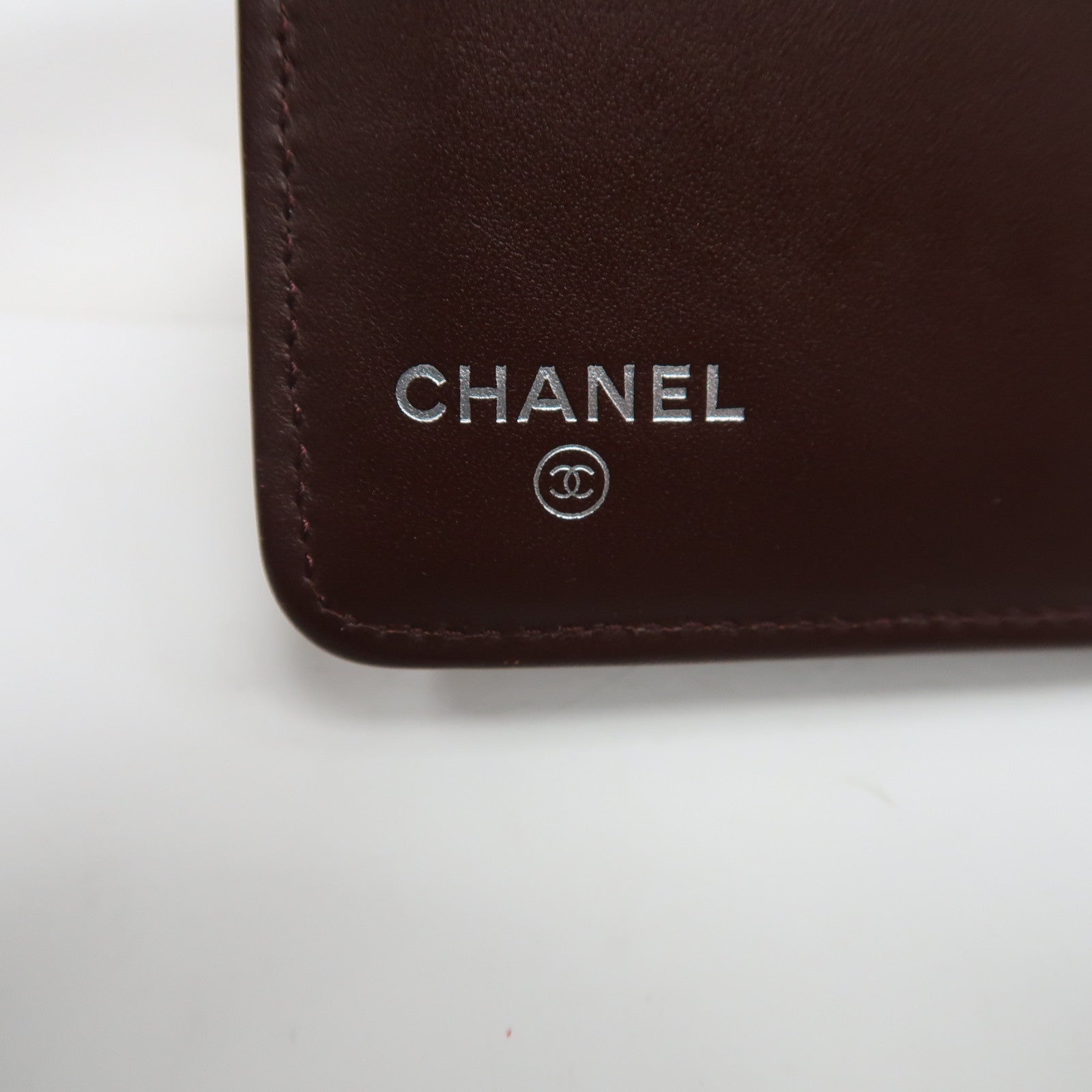 CHANEL 菱格Caviar皮革Wallet銀扣長錢包黑色