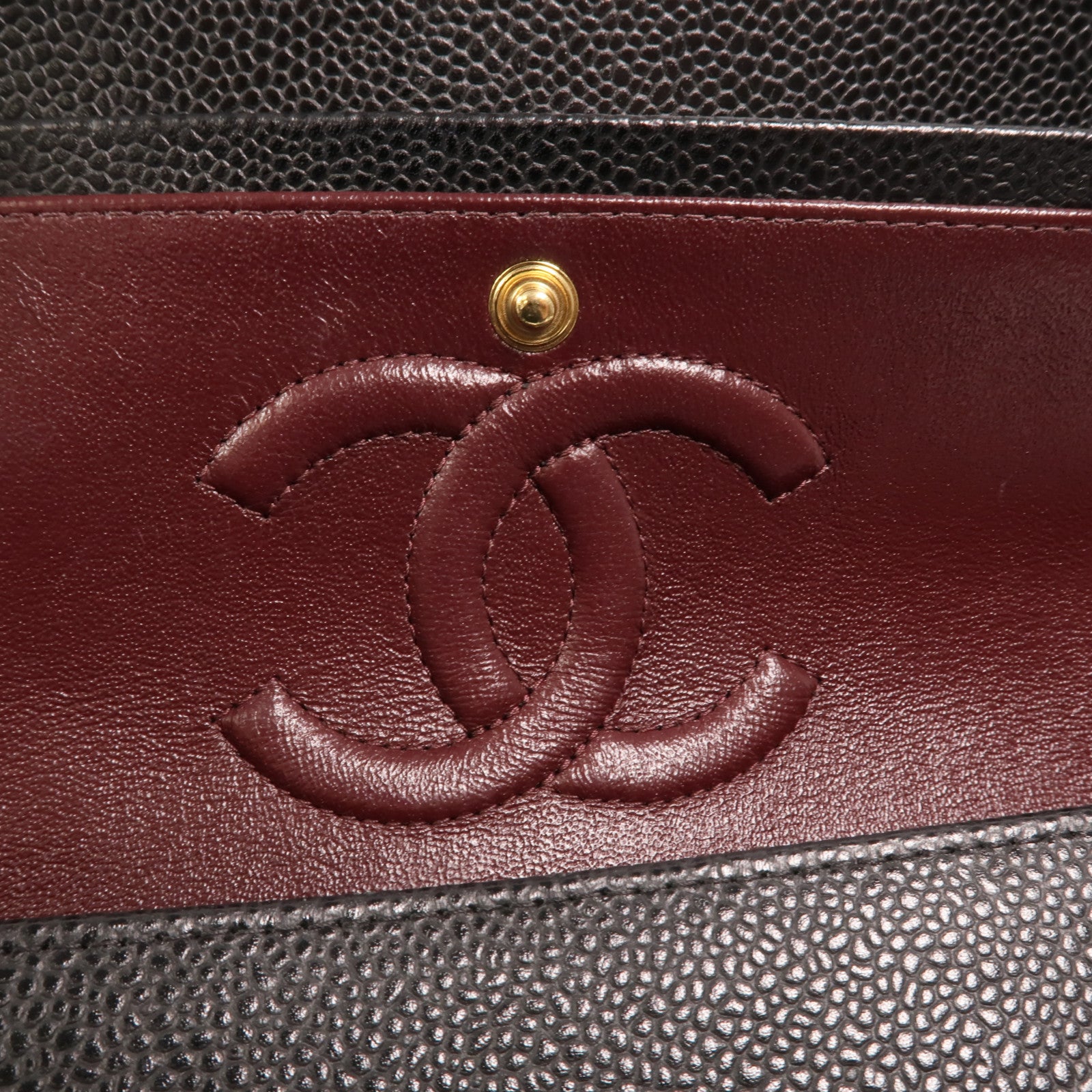 CHANEL 牛皮皮革Classic 25金扣鏈帶肩背袋