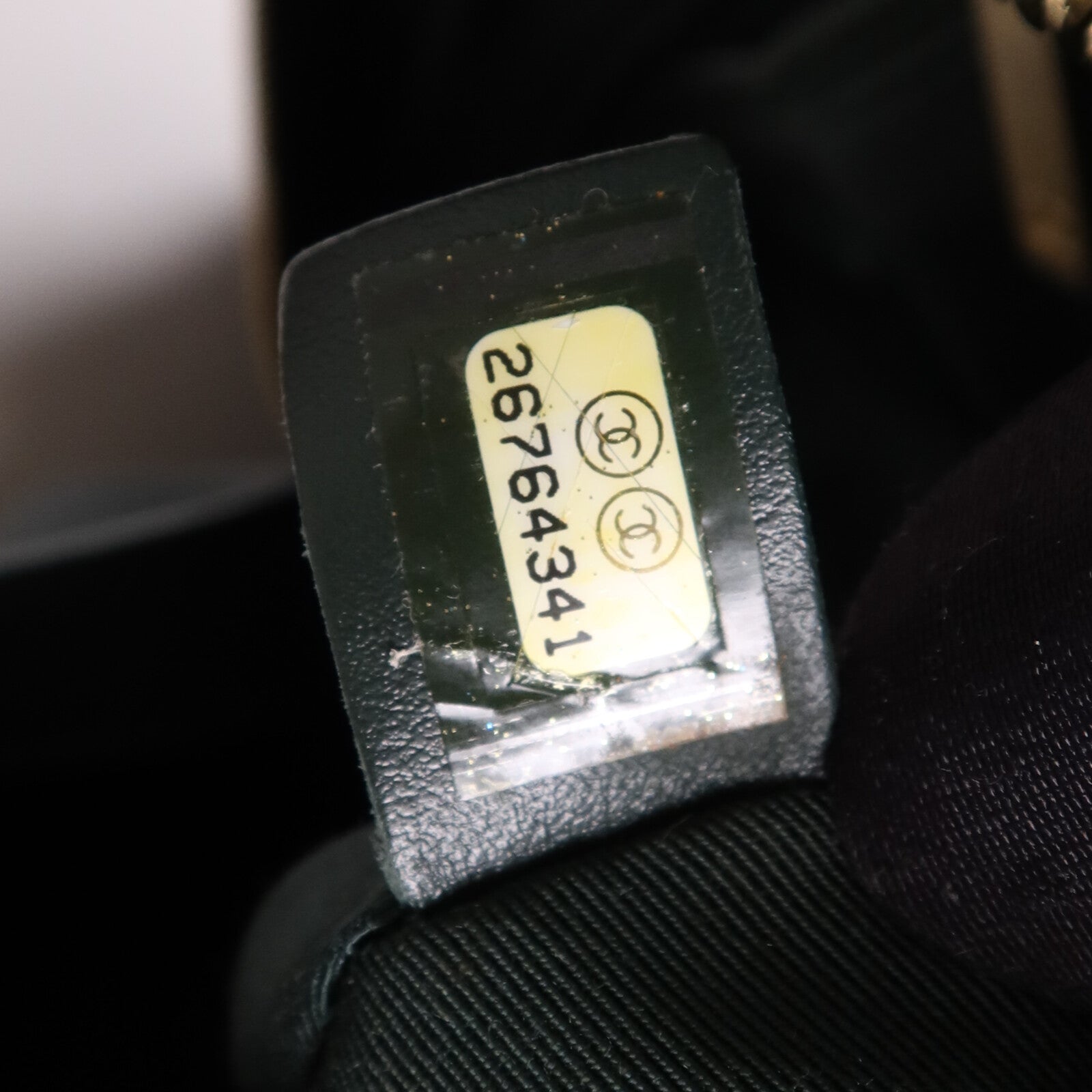 CHANEL 羊皮皮革2 Way Shoulder Bag金扣鏈帶肩背袋