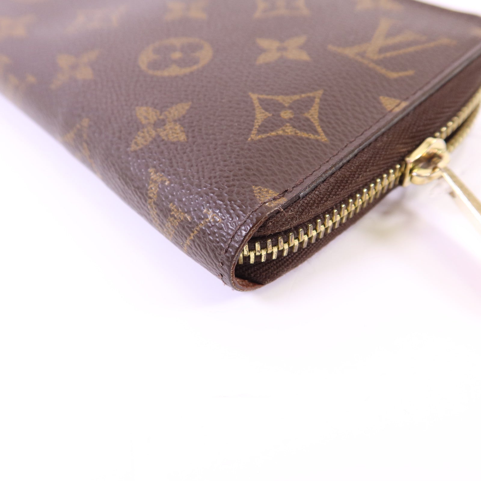 LOUIS VUITTON Monogram Zipper Long Wallet金扣長錢包