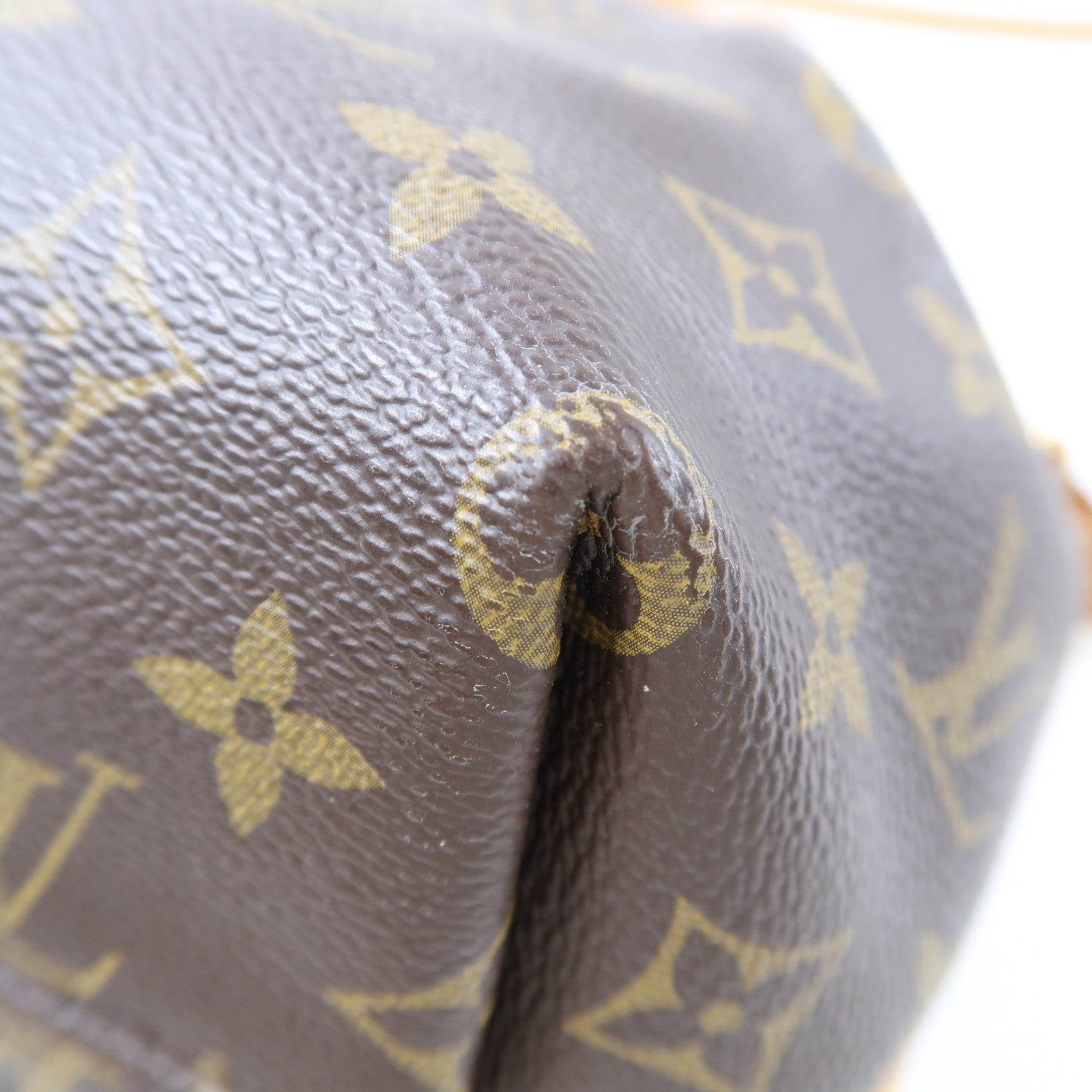 LOUIS VUITTON Monogram Turenne MM金扣手挽肩背兩用袋棕色