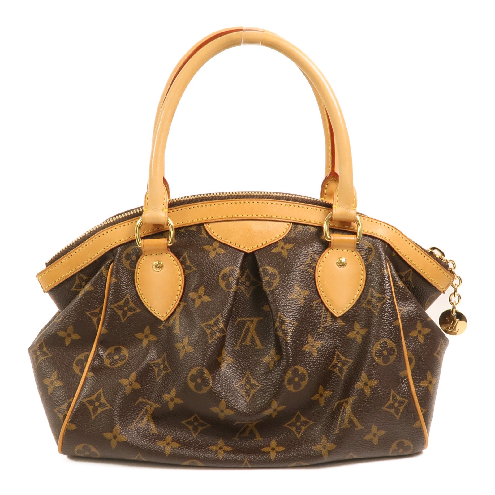 LOUIS VUITTON Monogram Tivoli PM金扣手挽袋