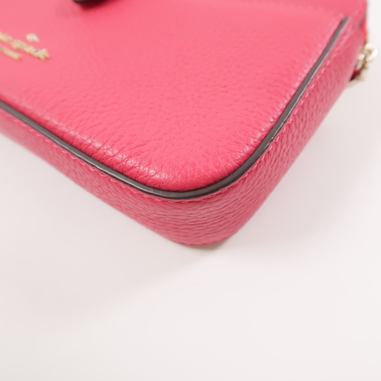 Kate Spade 牛皮皮革Shoulder Bag金扣肩背袋粉紅色