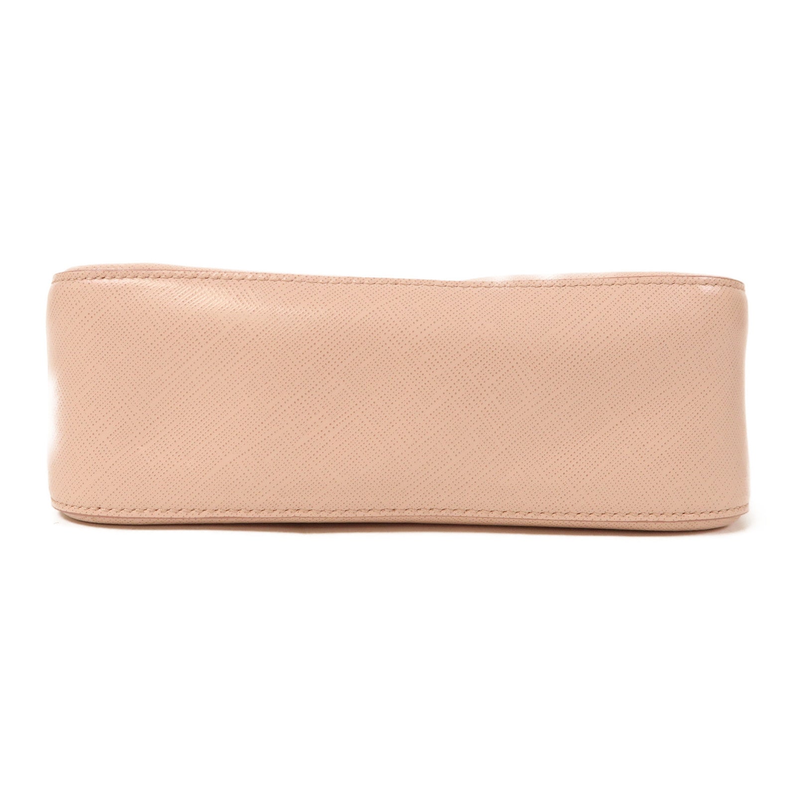 Salvatore Ferragamo 牛皮皮革Lydia saffiano銀扣肩背袋粉紅色