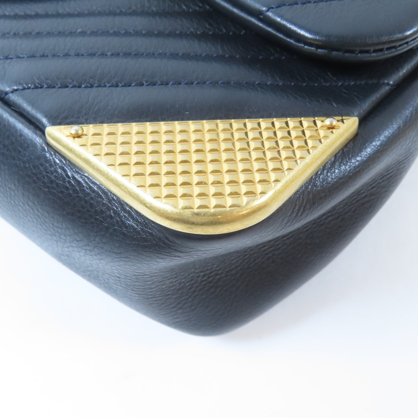 CHANEL 【激減優惠】皮革Chain Shoulder Bag金扣鏈帶肩背袋黑色