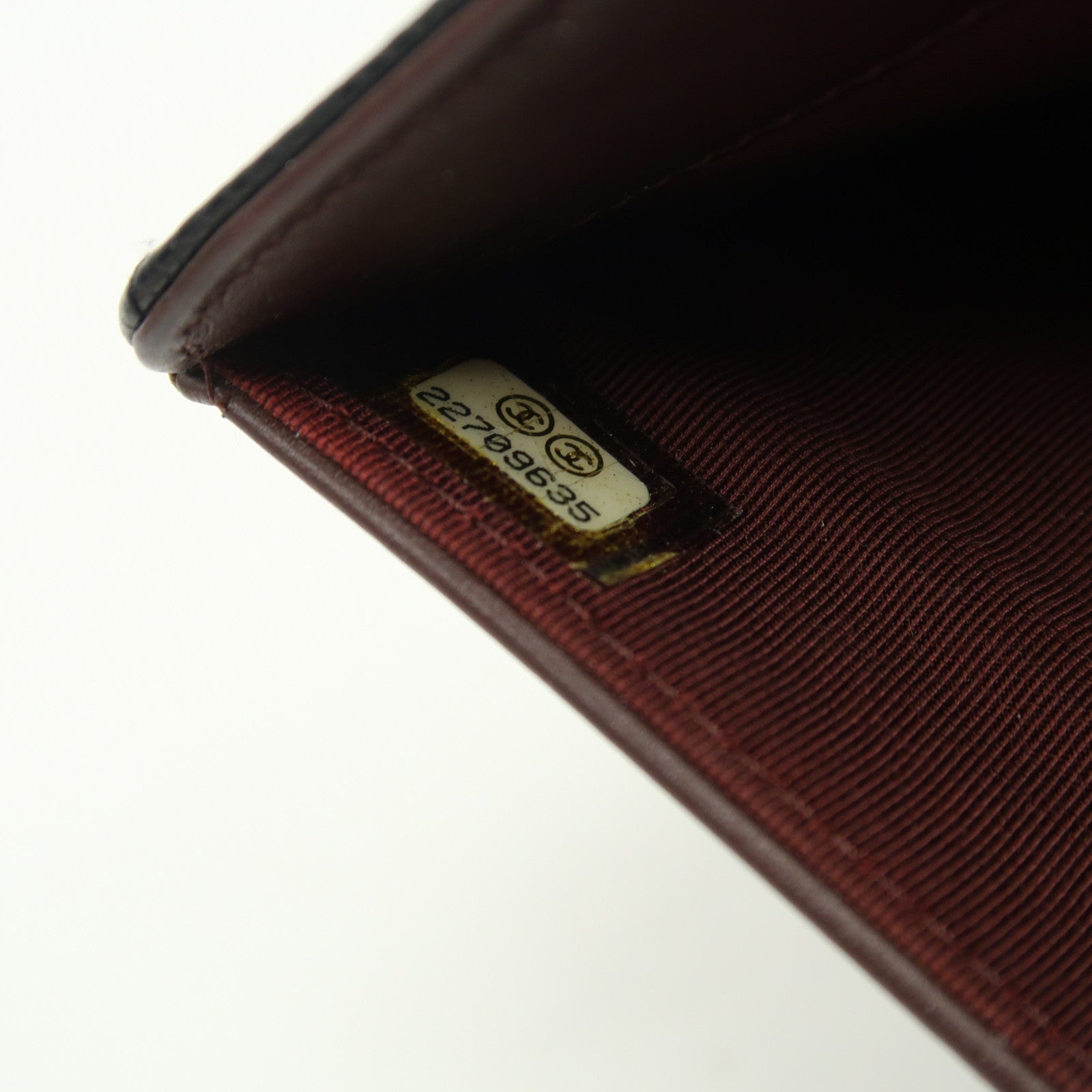 CHANEL 菱格Caviar皮革Wallet銀扣長錢包黑色