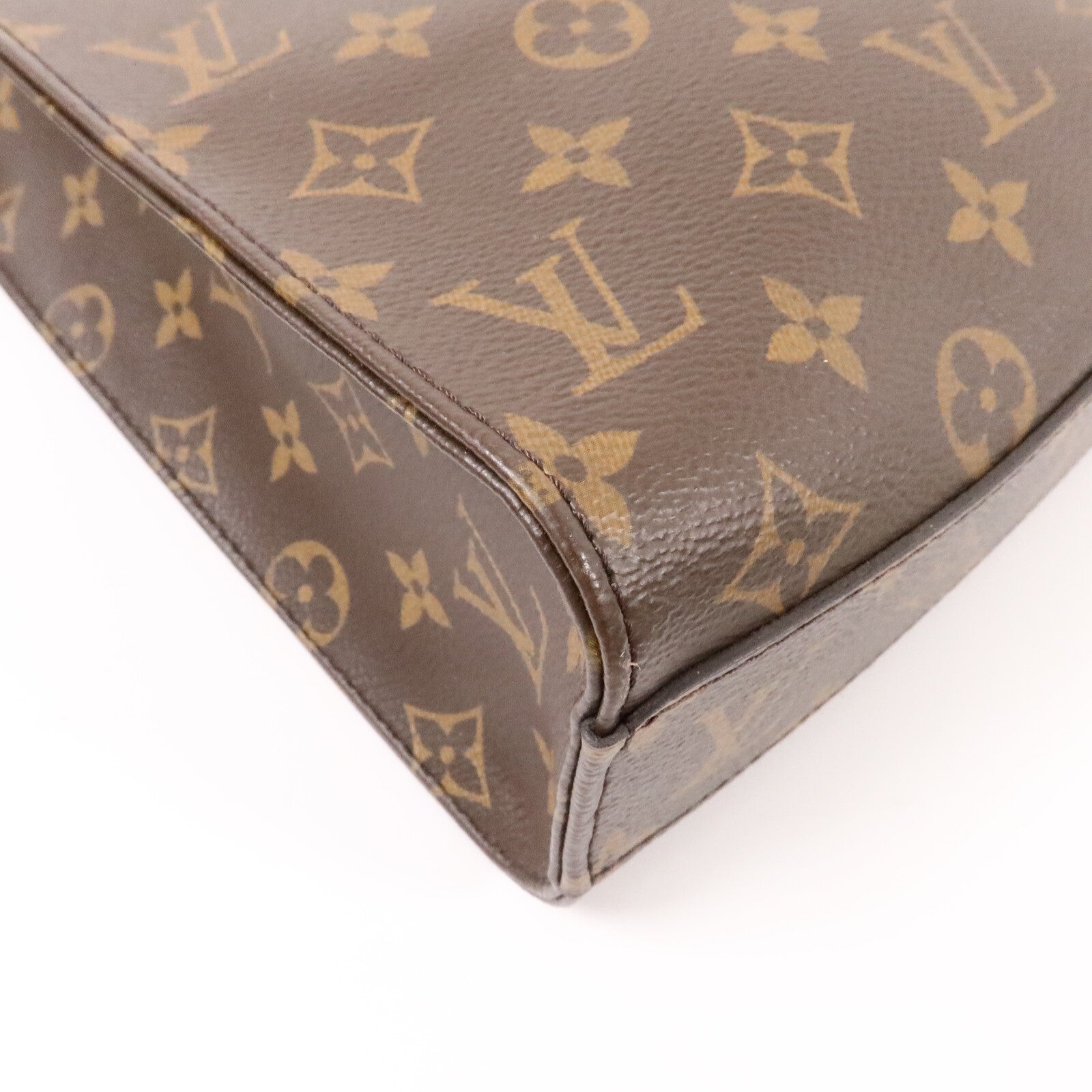 LOUIS VUITTON Monogram Sac Plat BB金扣手挽肩背兩用袋