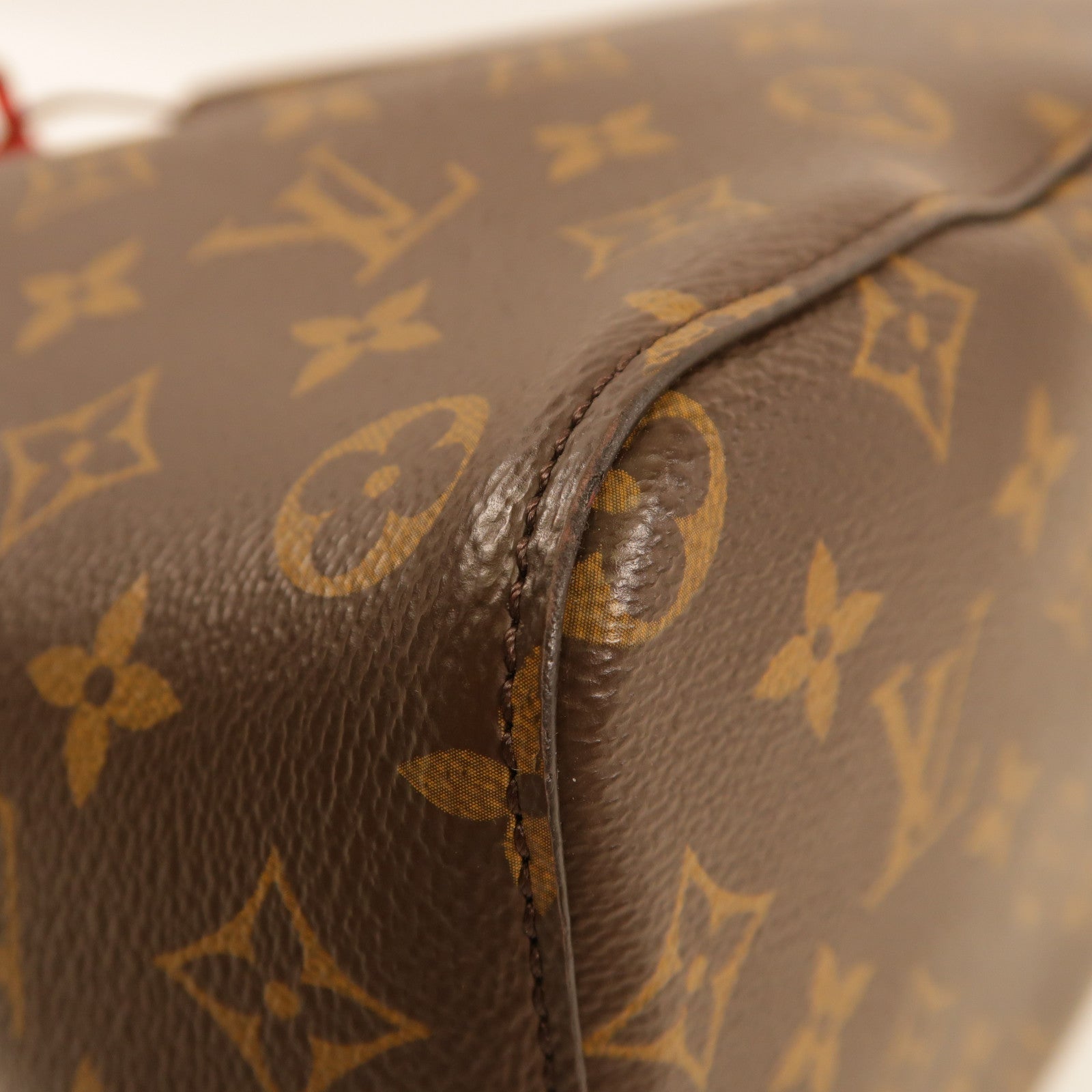 LOUIS VUITTON Monogram Neo Noe Bucket Bag金扣肩背袋Coquelicot