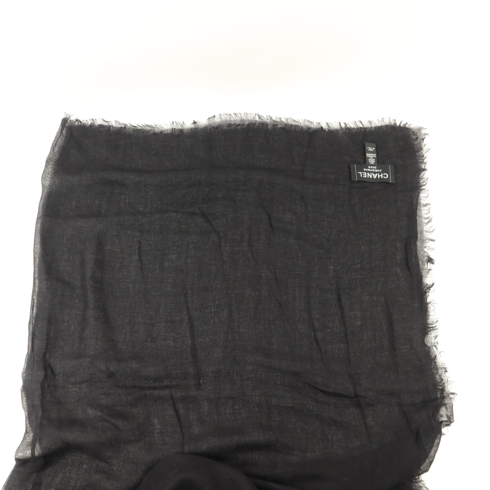 CHANEL 莫代爾布料/羊絨Christmas 2009 Scarf圍巾