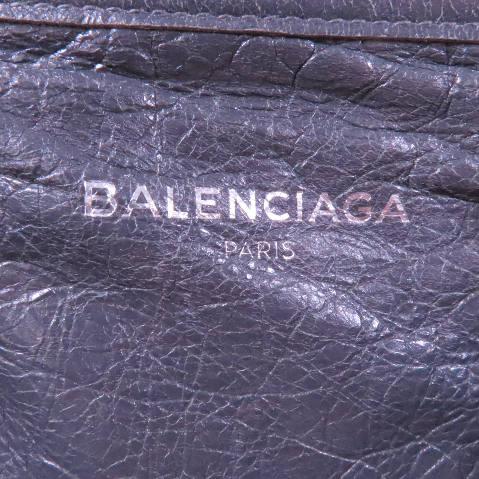 BALENCIAGA 牛皮皮革Cabas XS銀扣手挽肩背兩用袋灰色