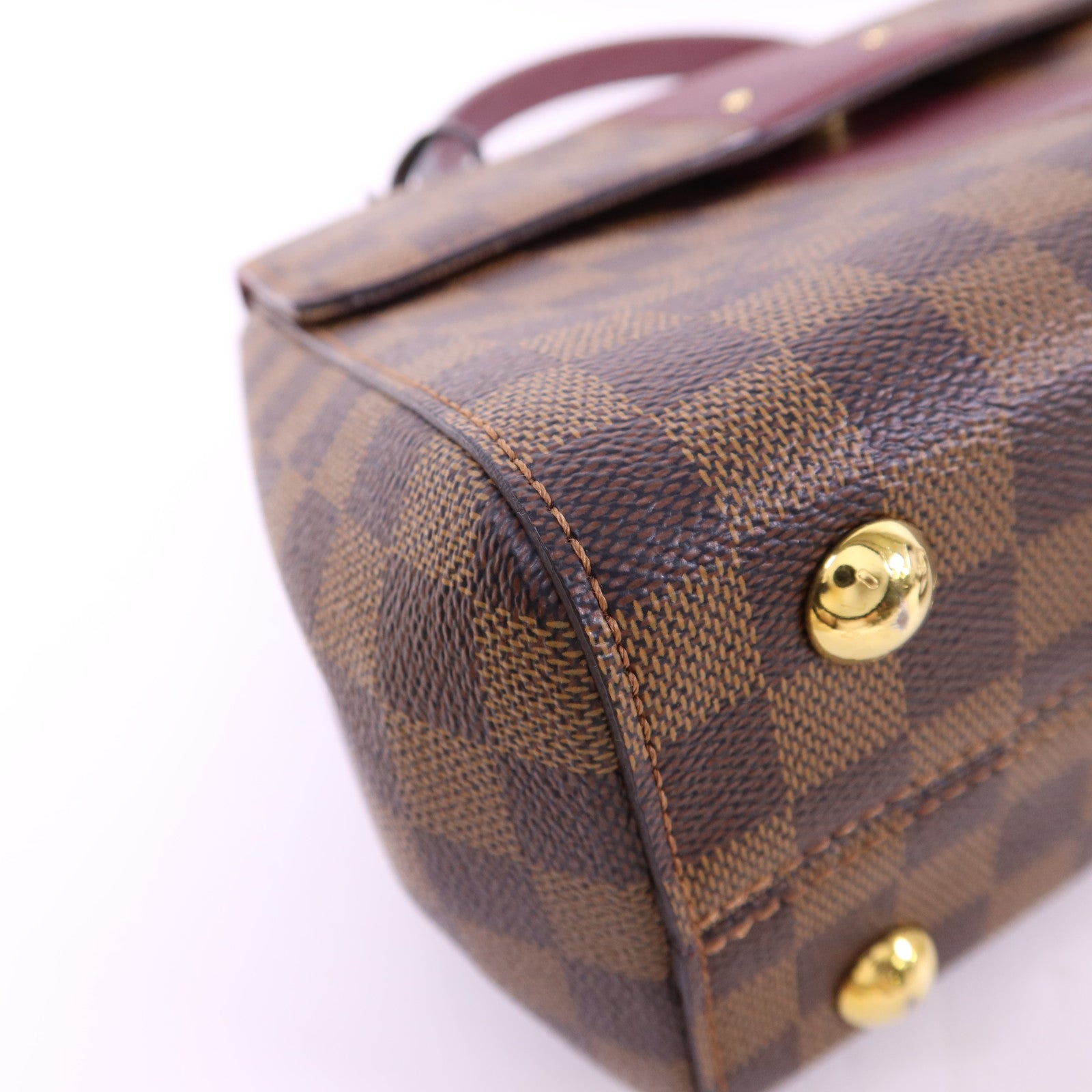 LOUIS VUITTON Damier Bond Street Magnolia金扣手挽肩背兩用袋